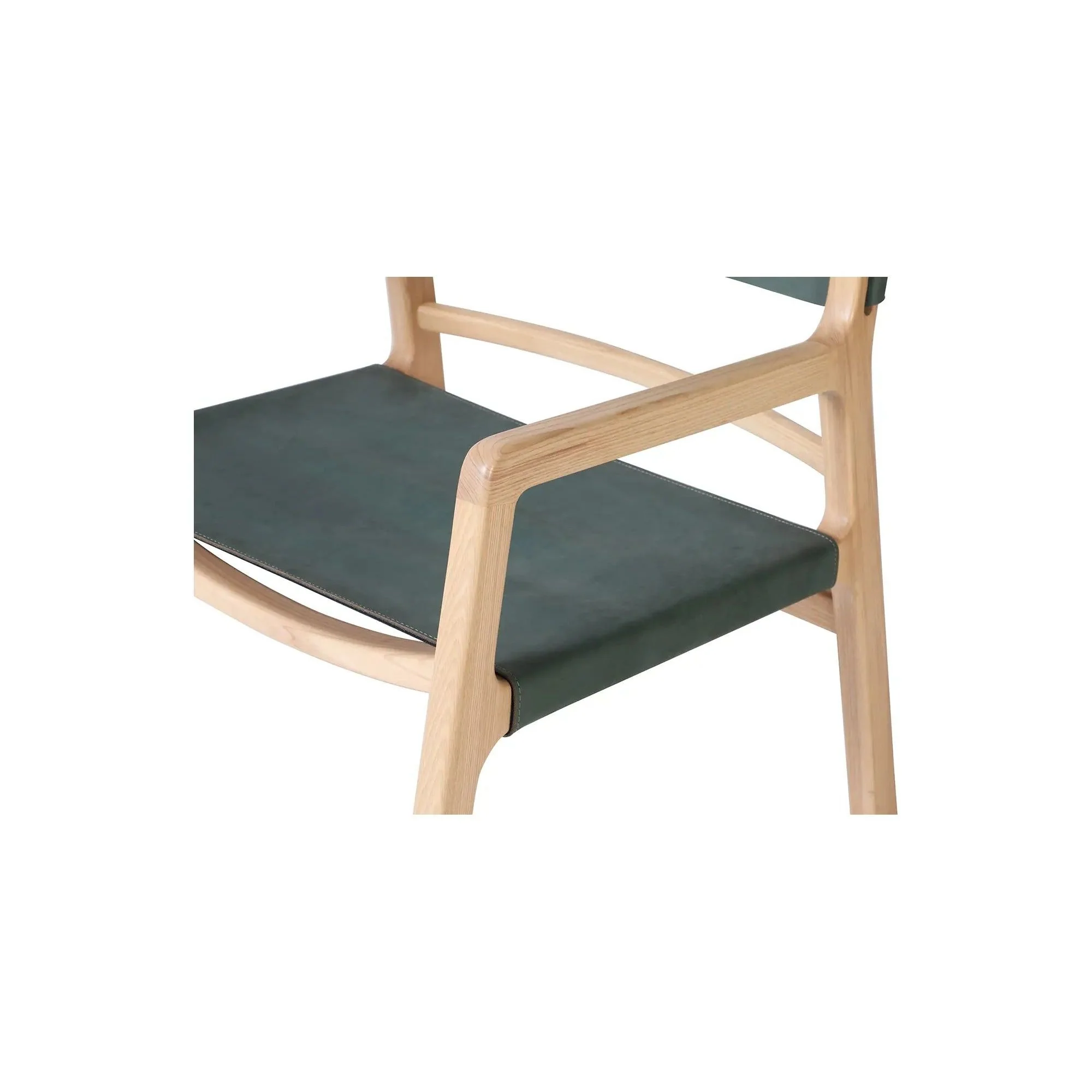 Moe's Home Collection Kolding Seagrass Green Chair - Image 6