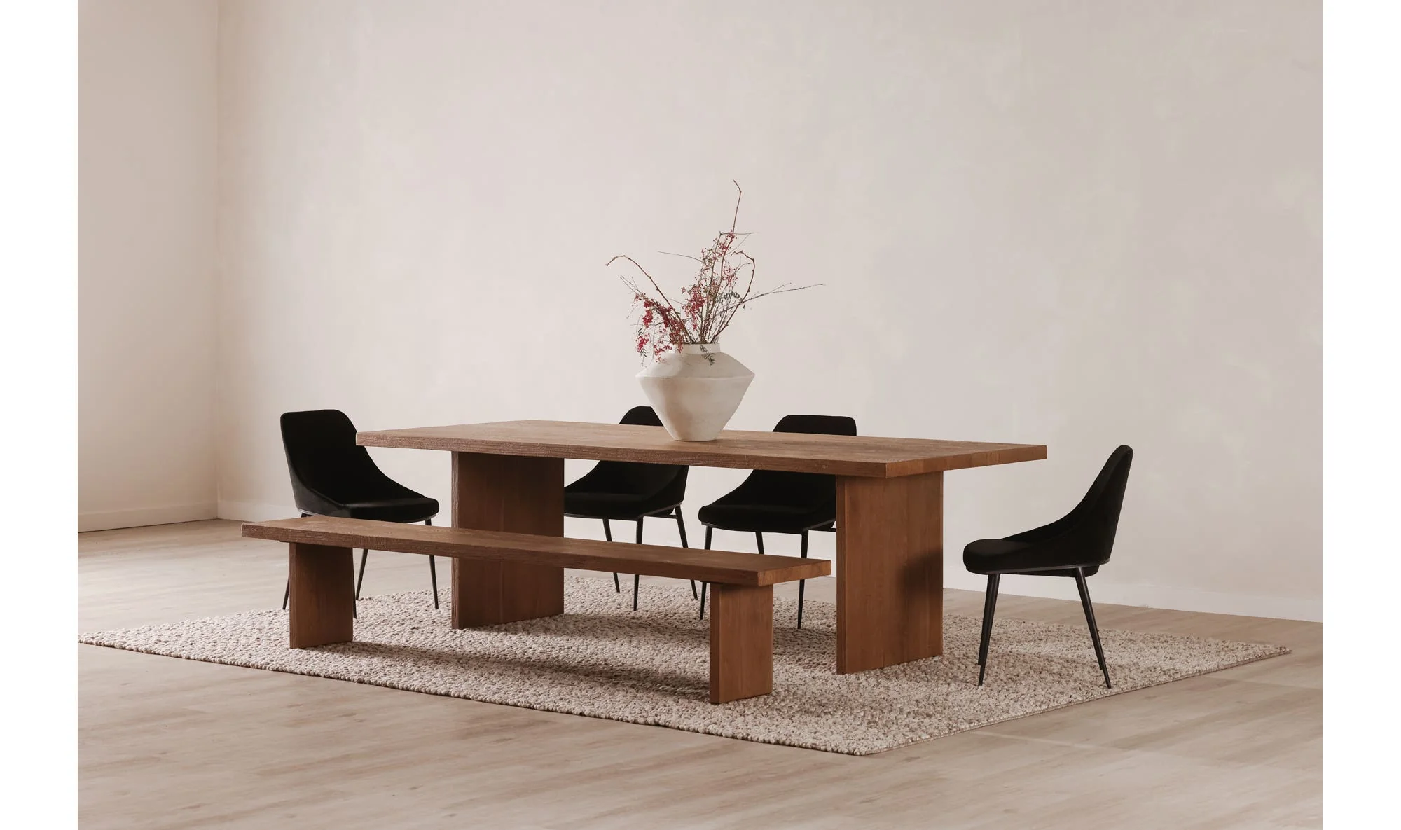 Moe's Home Koshi Bench Sandblasted Amber Oak - Image 2