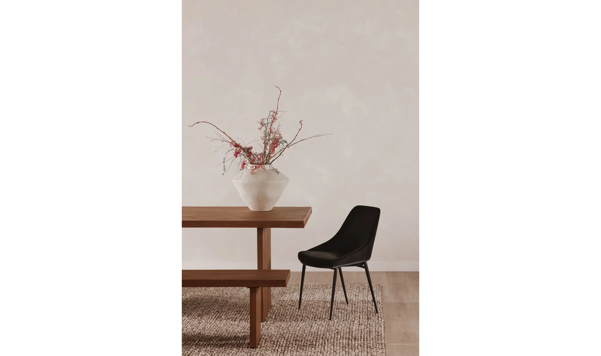 Moe's Home Koshi Bench Sandblasted Amber Oak - Image 3