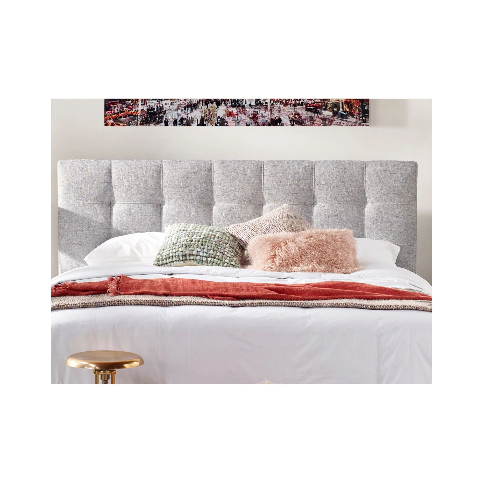 Moe's Home Lamb Fur Pillow Pink - Image 6
