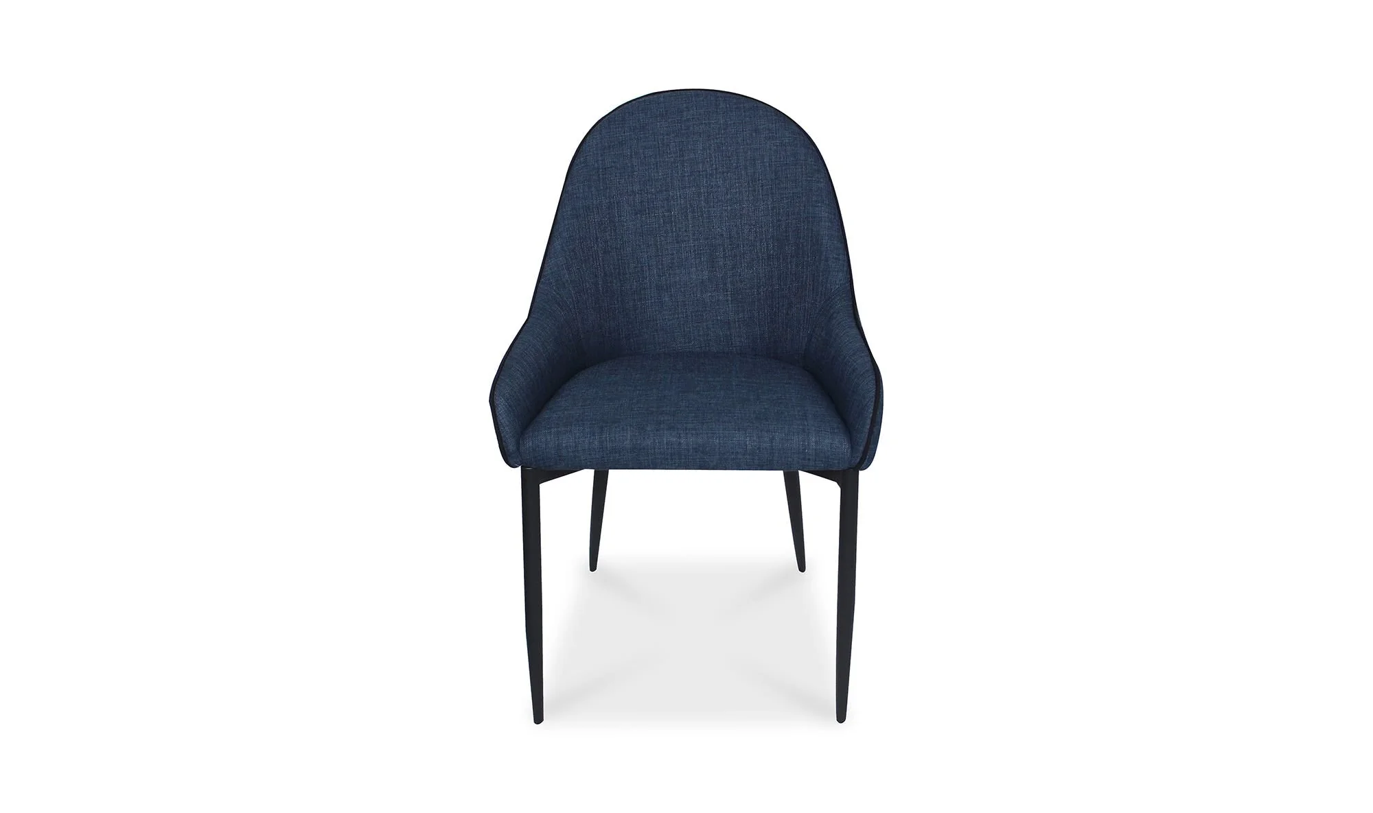 Moe's Home Lapis Dining Chair Dark Blue - Set Of Two - Image 4