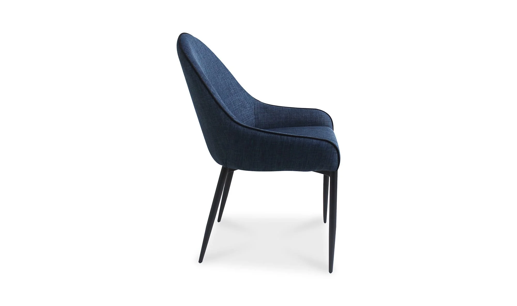 Moe's Home Lapis Dining Chair Dark Blue - Set Of Two - Image 6
