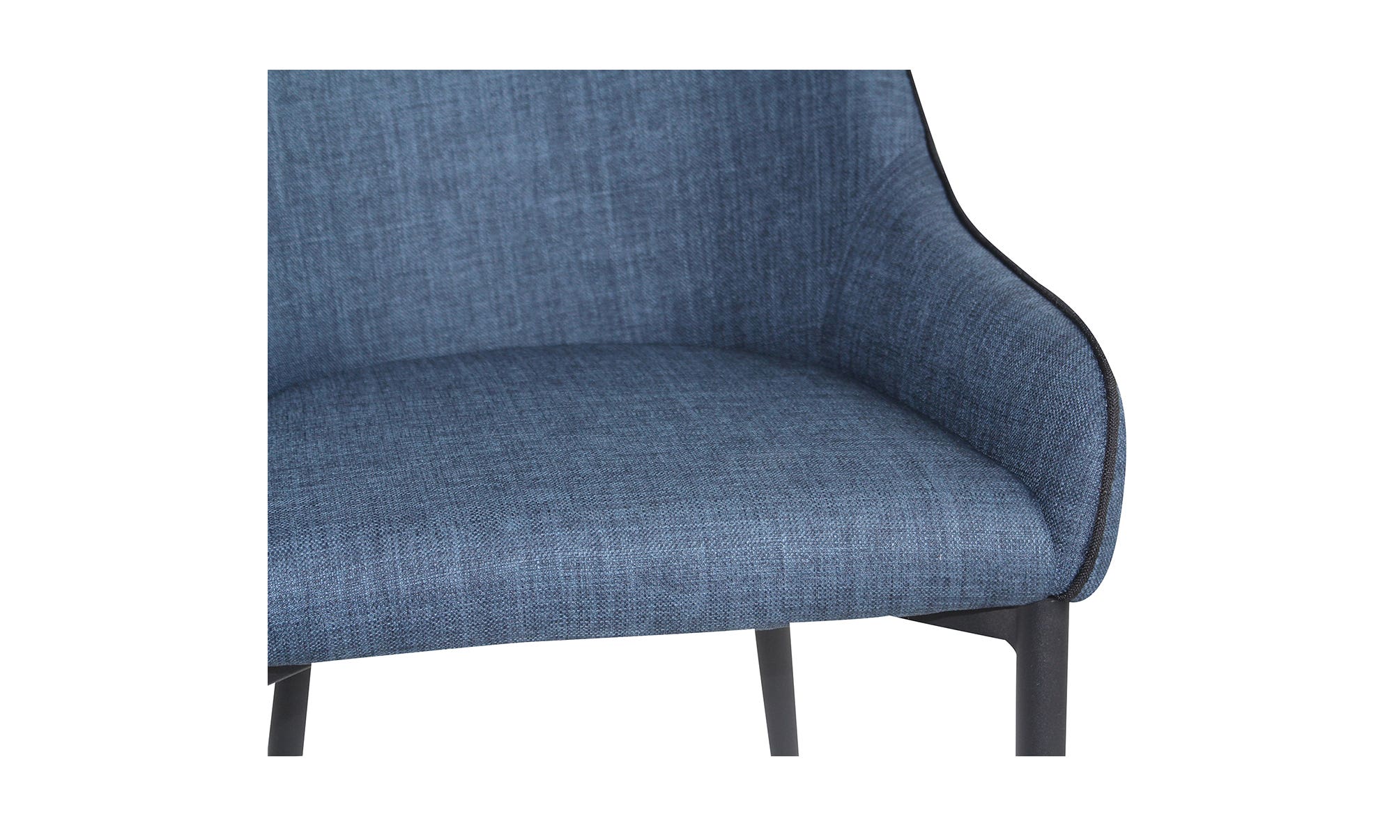 Moe's Home Lapis Dining Chair Dark Blue - Set Of Two - Image 8