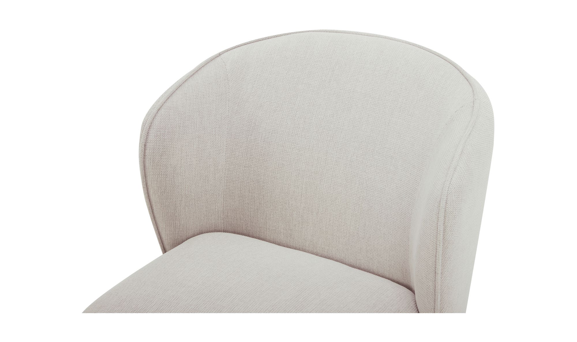 Moe's Home Larson Rolling Dining Chair Heather Grey - Image 7