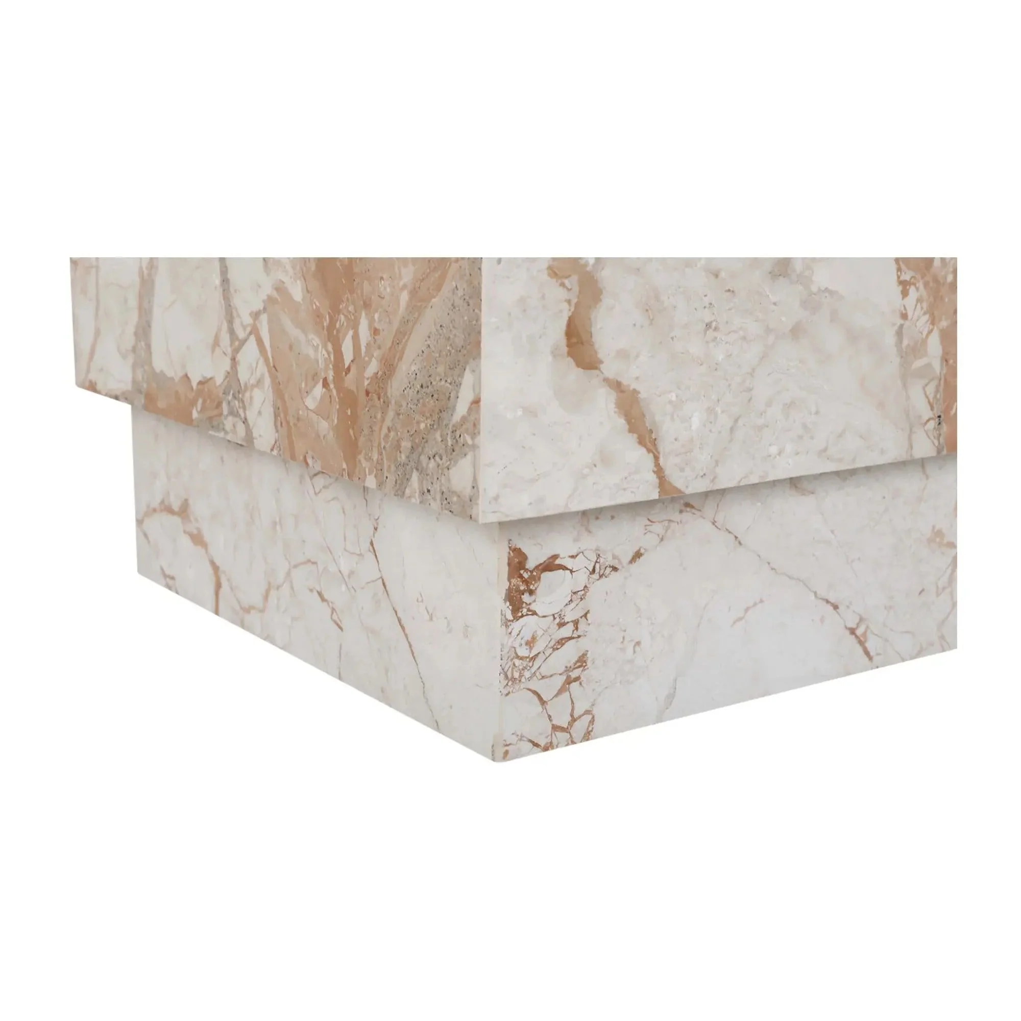 Moe's Home Collection Layla Breccia Marble Side Table - Image 13