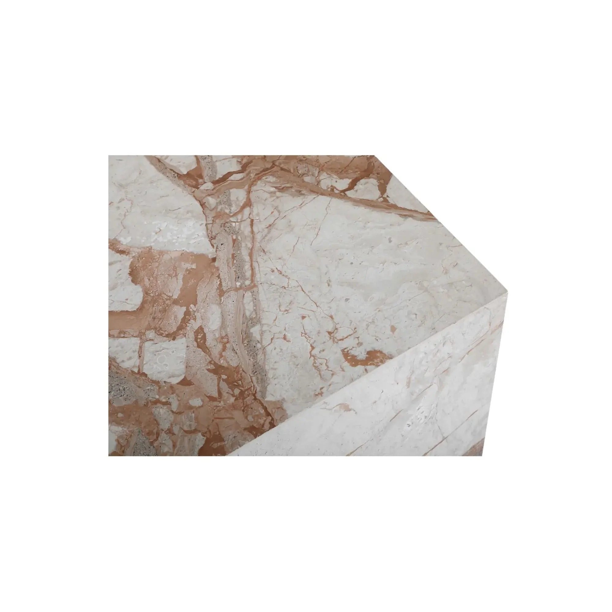 Moe's Home Collection Layla Breccia Marble Side Table - Image 14