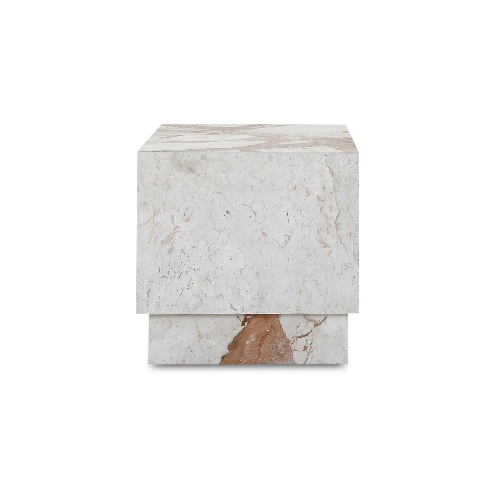 Moe's Home Collection Layla Breccia Marble Side Table - Image 9