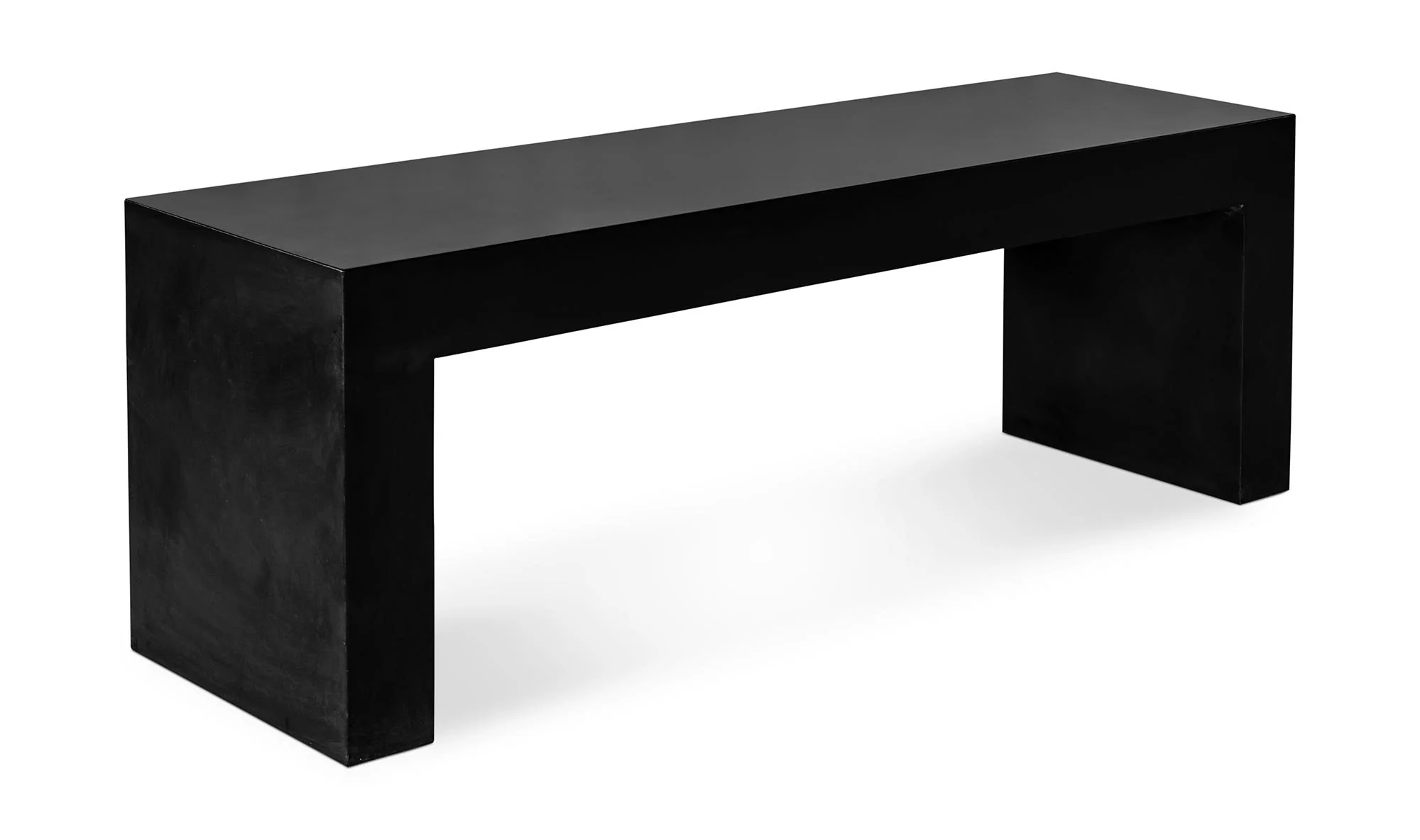 Moe's Home Lazarus Outdoor Bench Black - Image 3