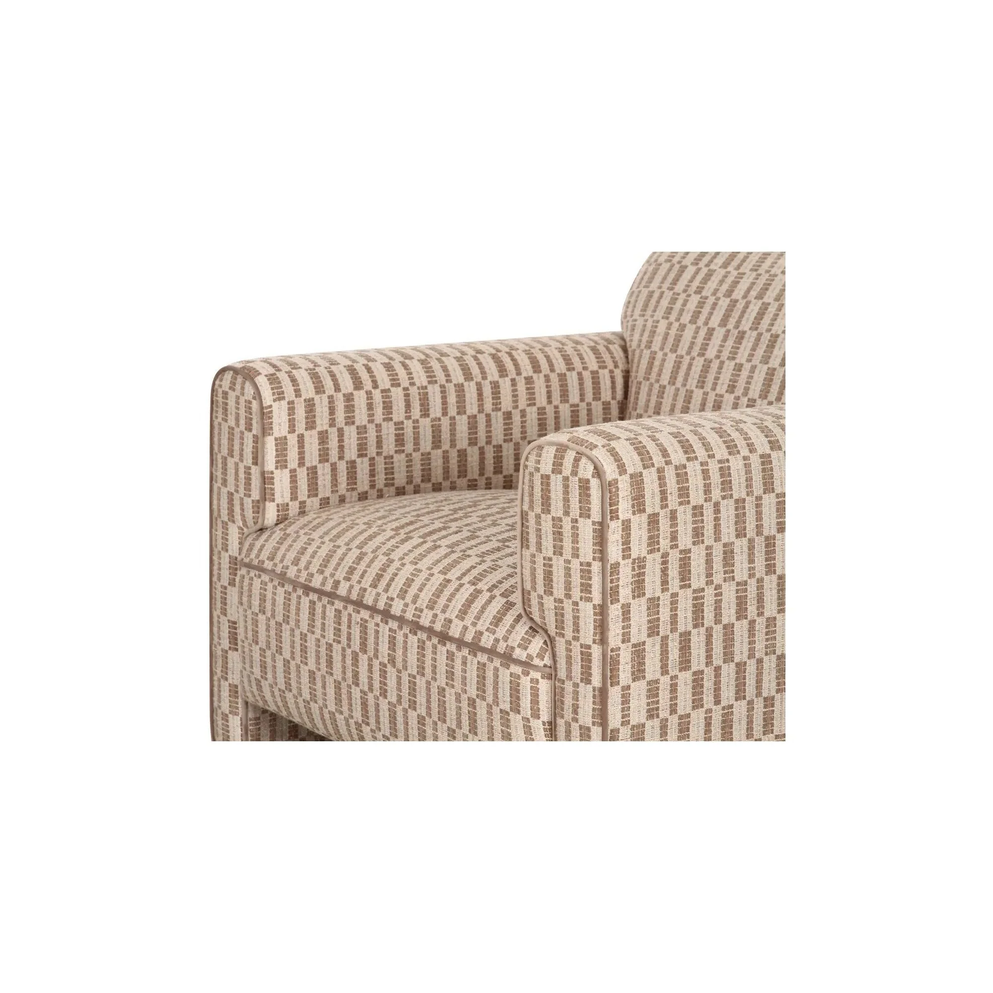 Moe's Home Collection Leo Taupe Accent Chair - Image 9