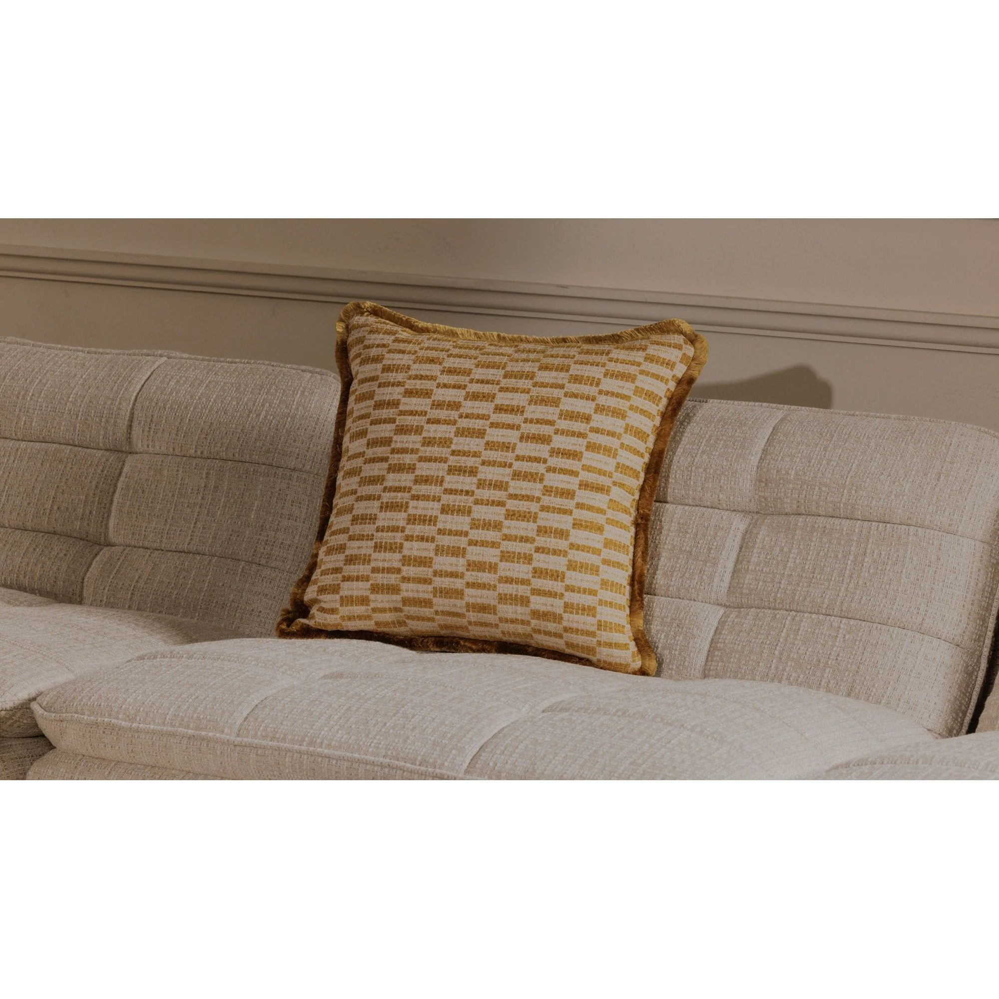Moe's Home Leone Cushion Chartreuse - Image 2