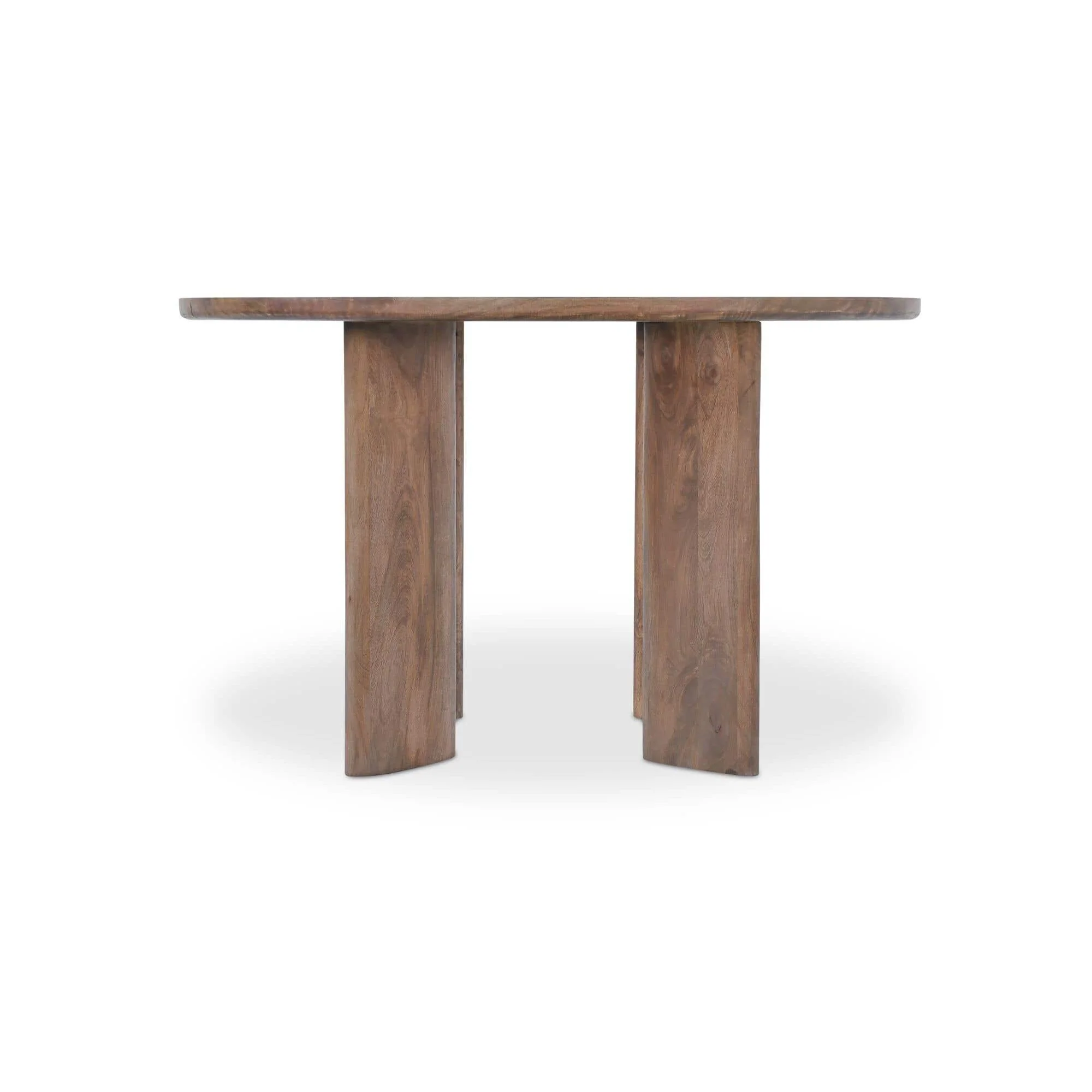 Moe's Home Lia Round Dining Table Dark Brown - Image 3