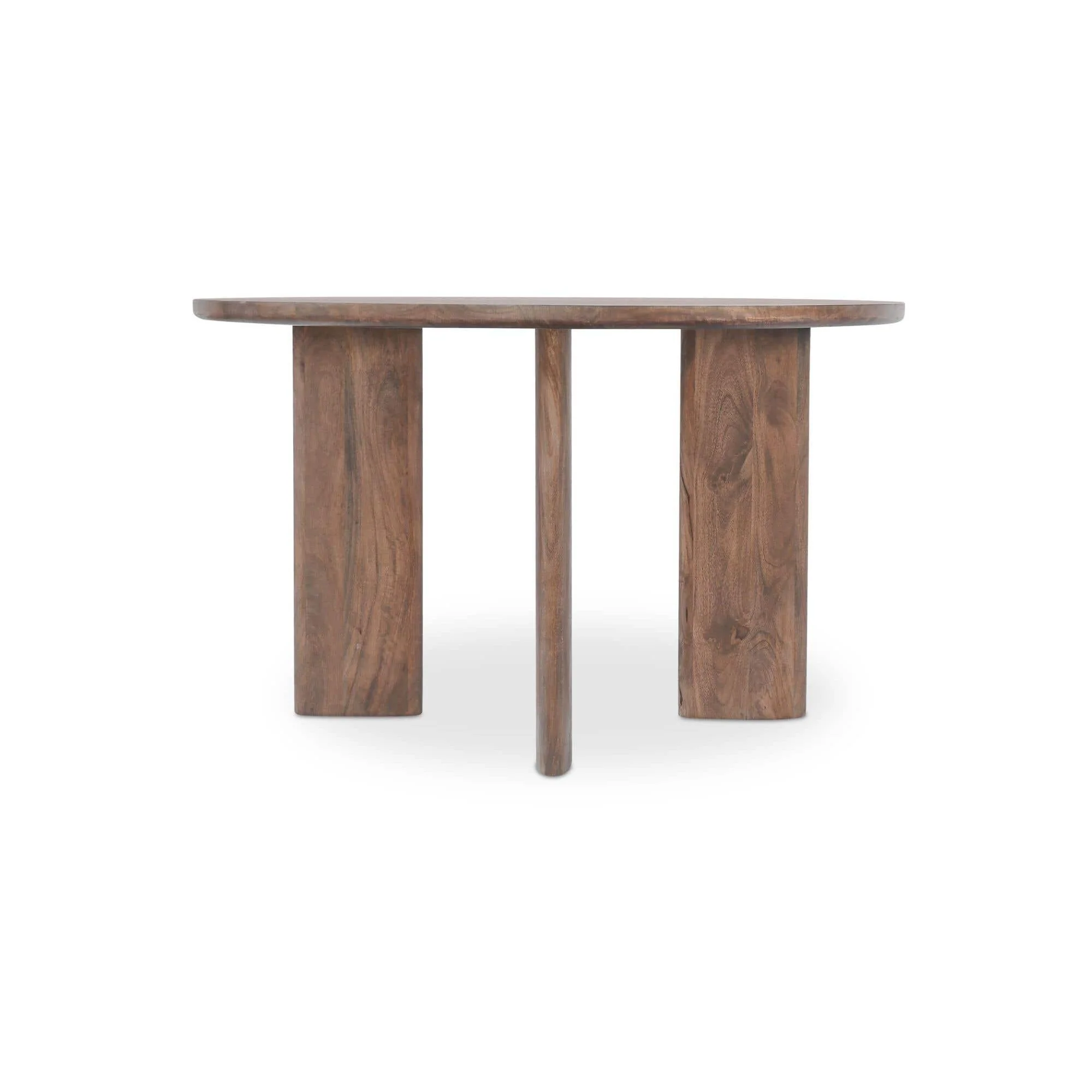 Moe's Home Lia Round Dining Table Dark Brown - Image 4