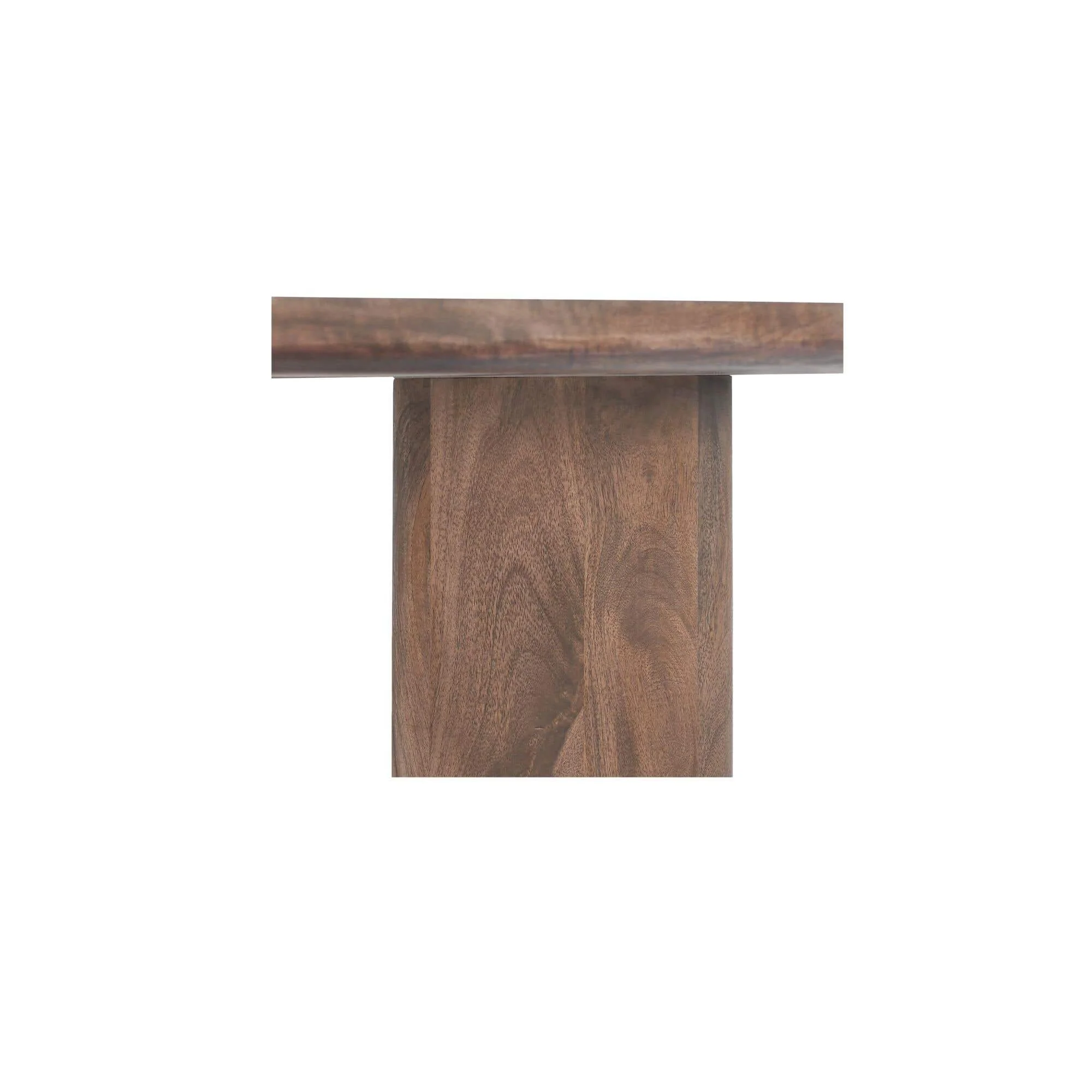 Moe's Home Lia Round Dining Table Dark Brown - Image 6