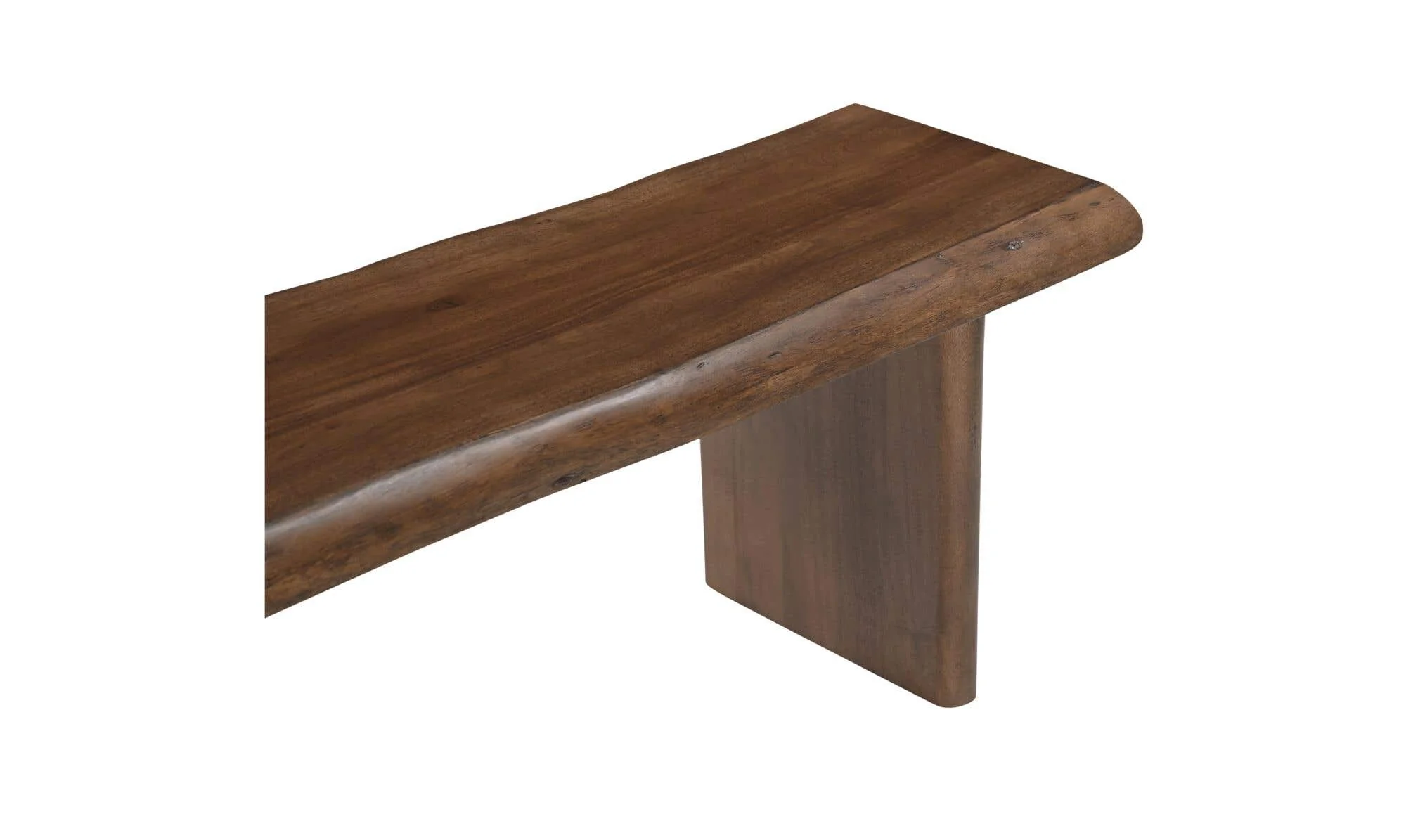 Moe's Home Lila Dining Bench Small Brown - Image 4