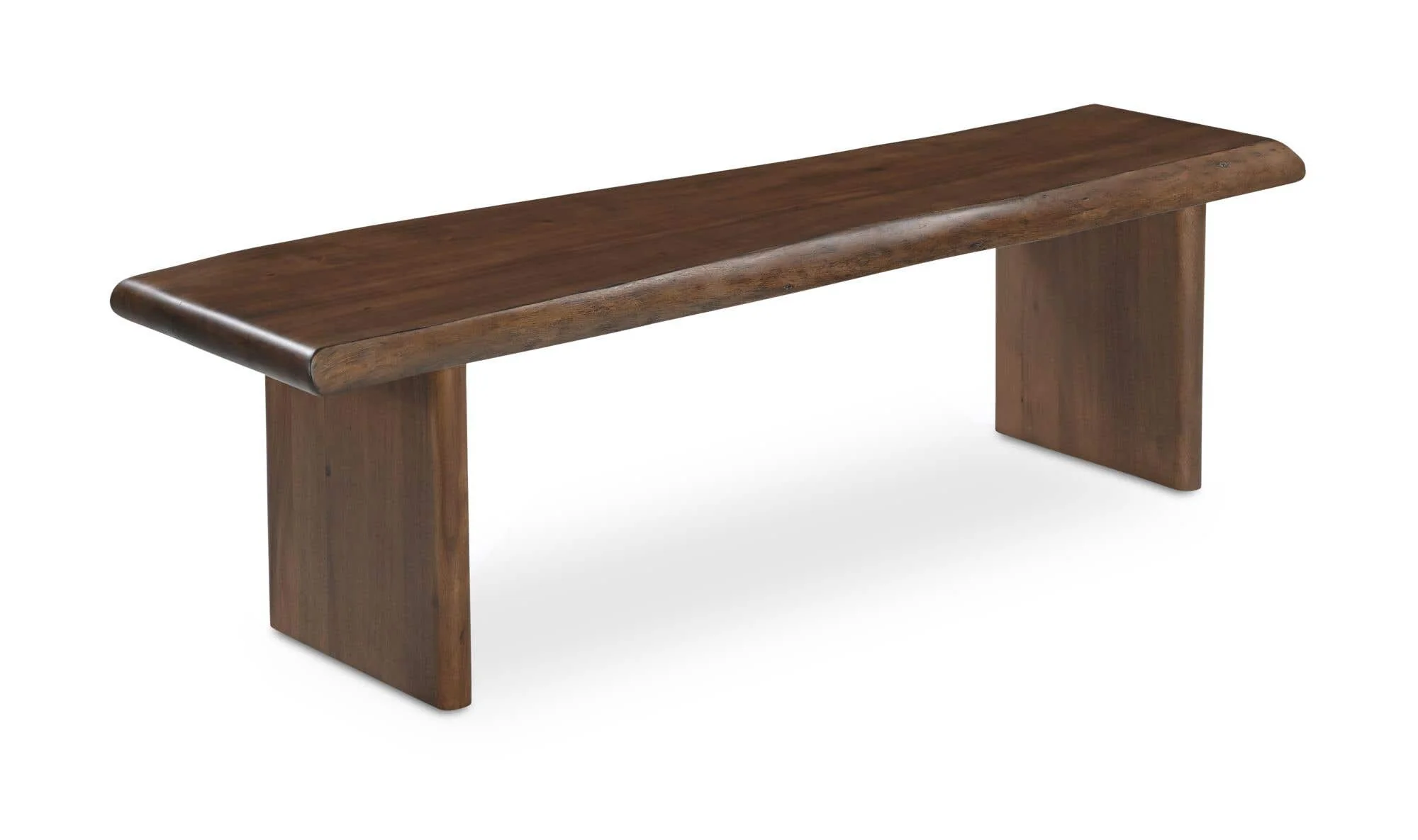Moe's Home Lila Dining Bench Small Brown - Image 6