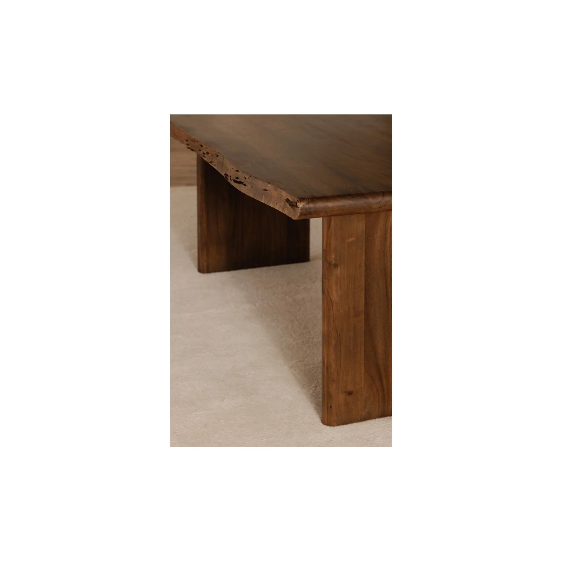 Moe's Home Lila Small Dining Table Brown - Image 3