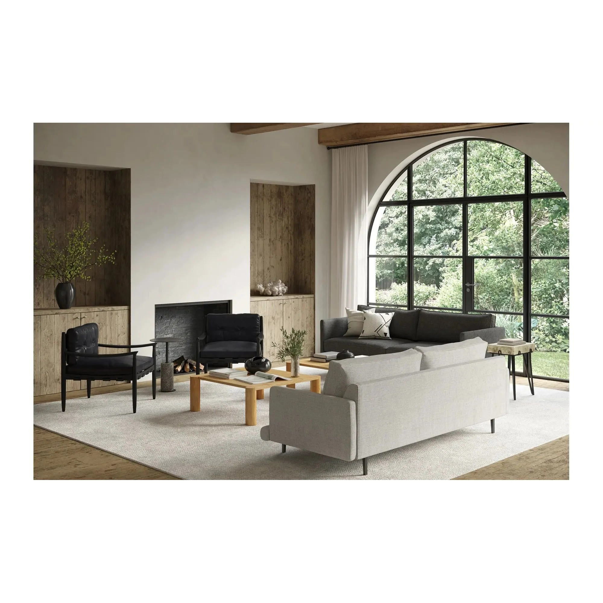 Moe's Home Collection Lillith Black Accent Table - Image 2