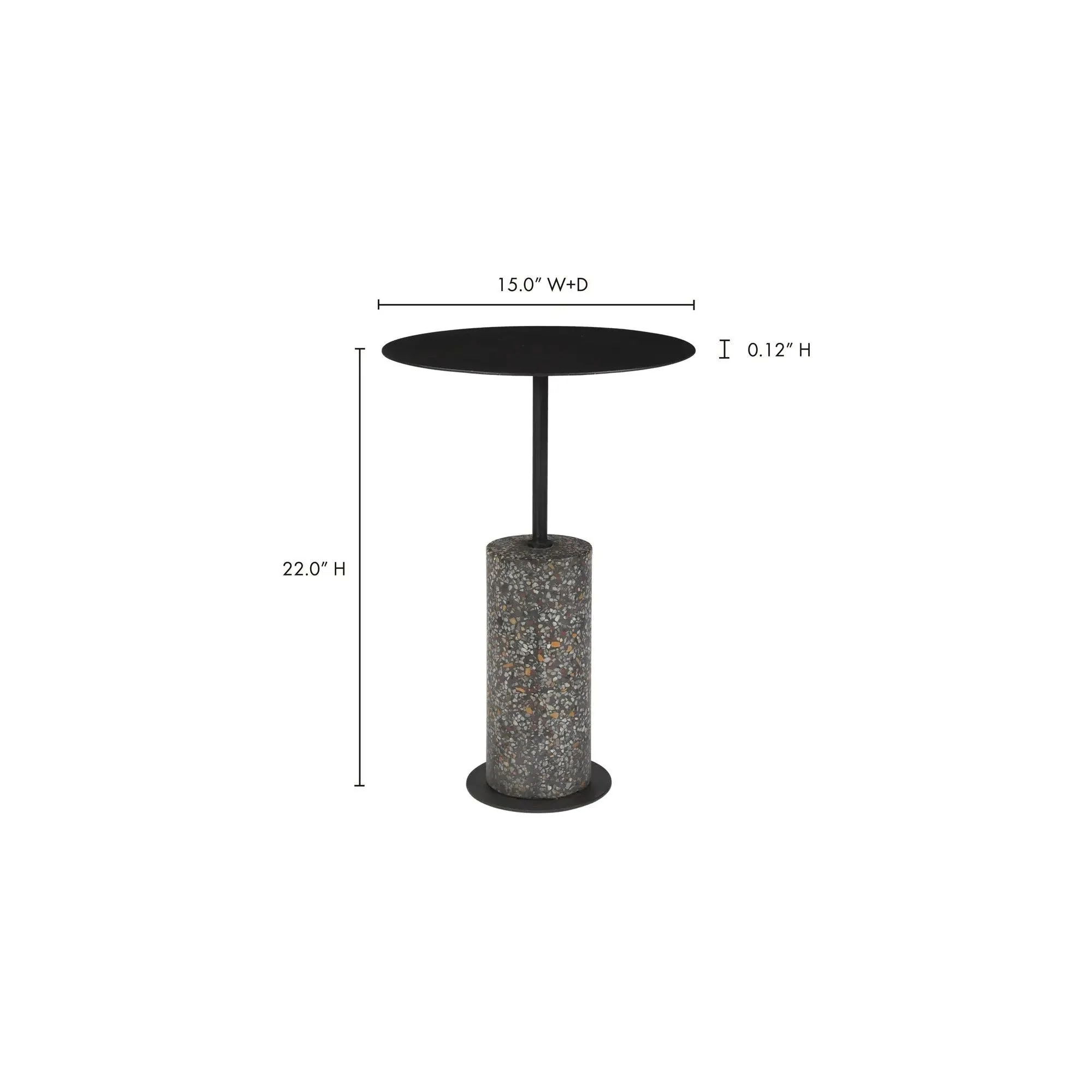 Moe's Home Collection Lillith Black Accent Table - Image 6