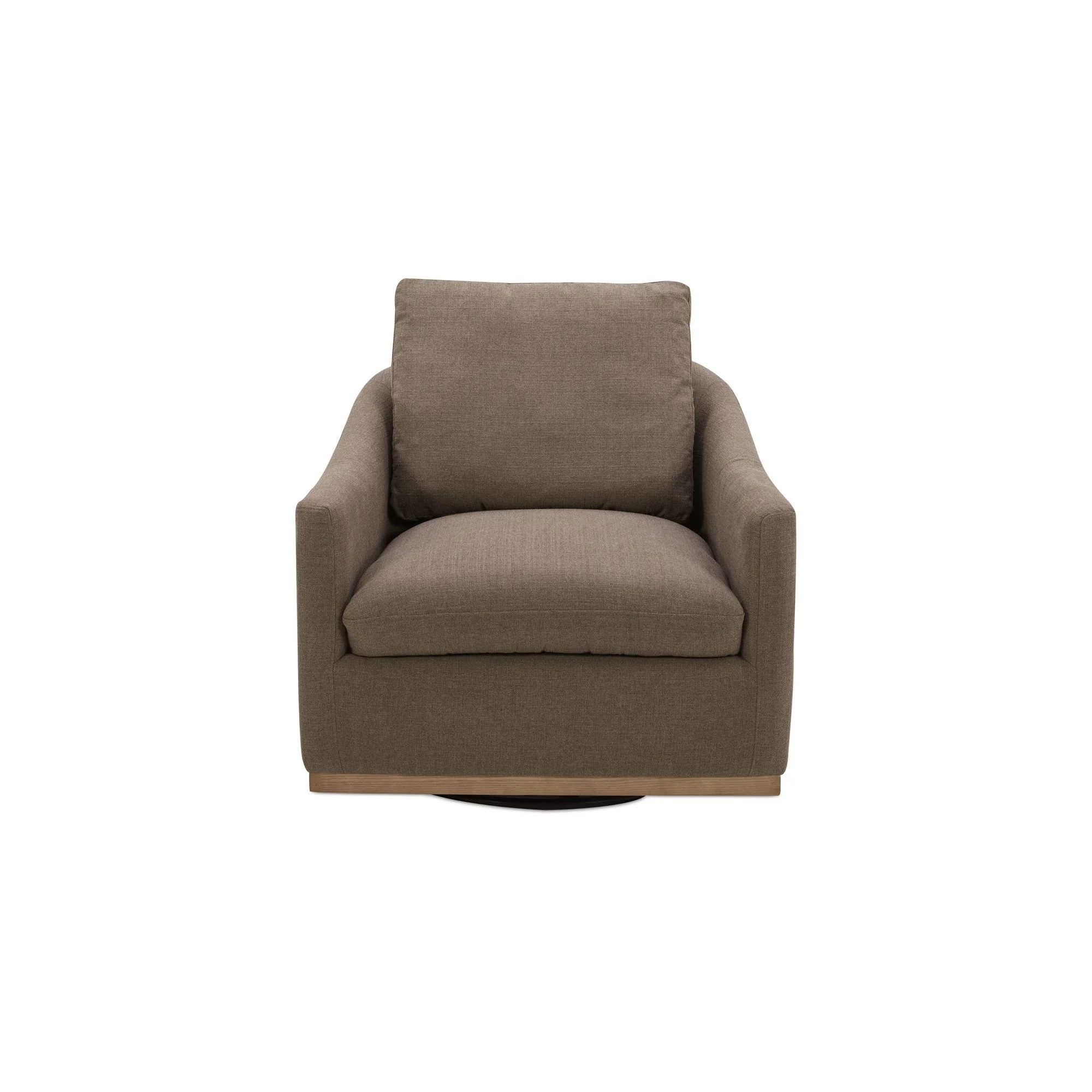 Moe's Home Collection Linden Soft Taupe Swivel Chair