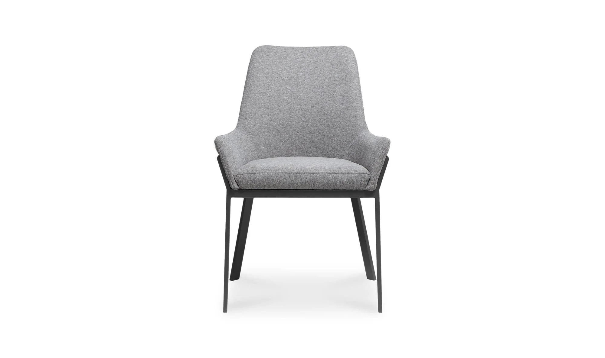 Moe's Home Lloyd Dining Chair Dark Grey - Set Of Two - Image 5