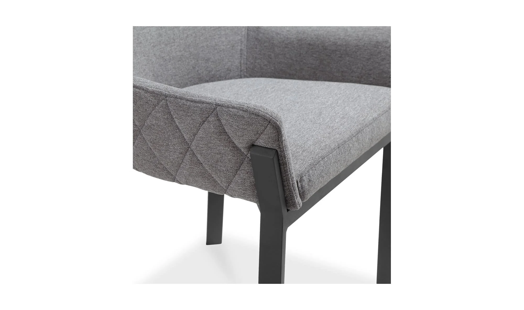 Moe's Home Lloyd Dining Chair Dark Grey - Set Of Two - Image 8