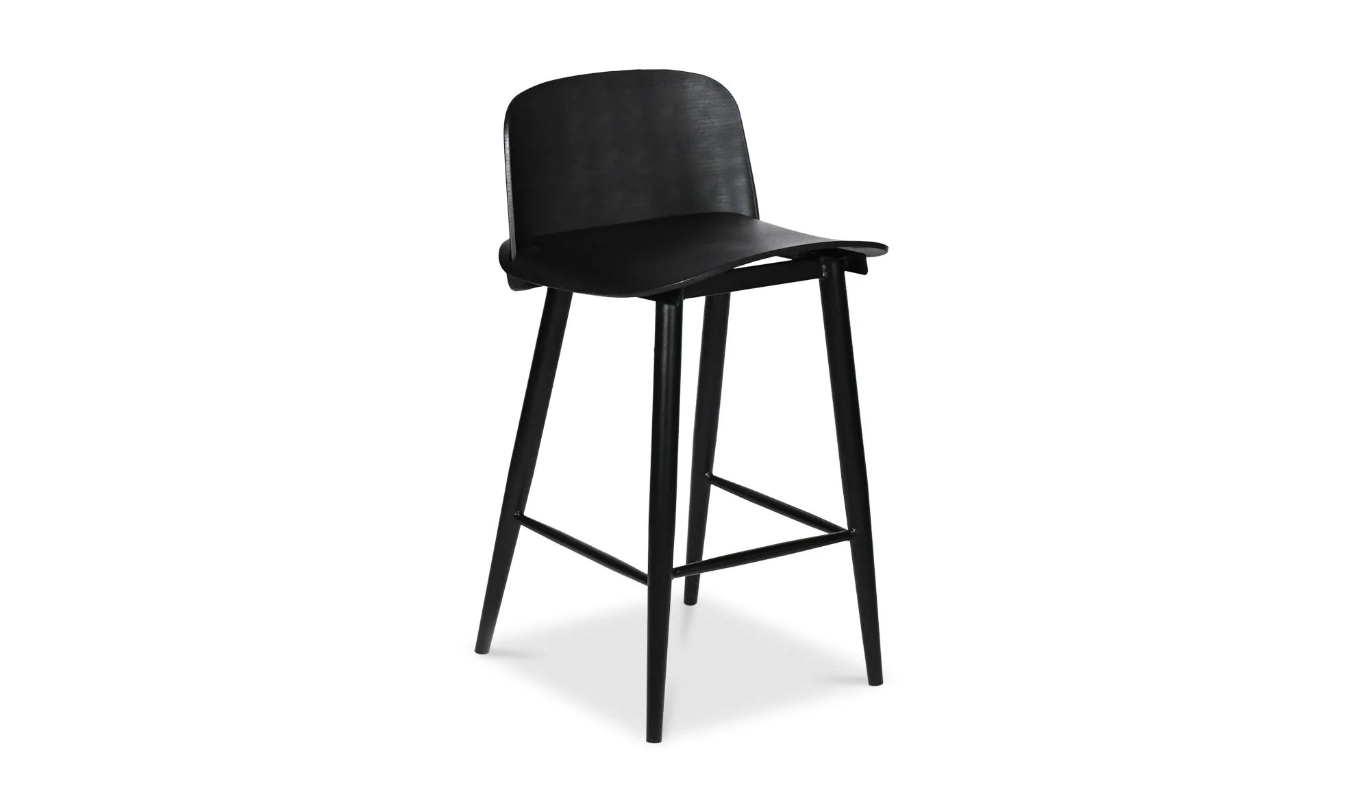 Moe's Home Looey Counter Stool Black - Set Of Two - Image 2