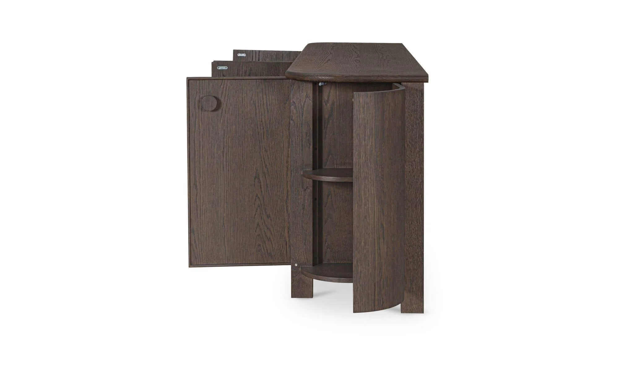 Moe's Home Loren Sideboard Dark Brown - Image 9