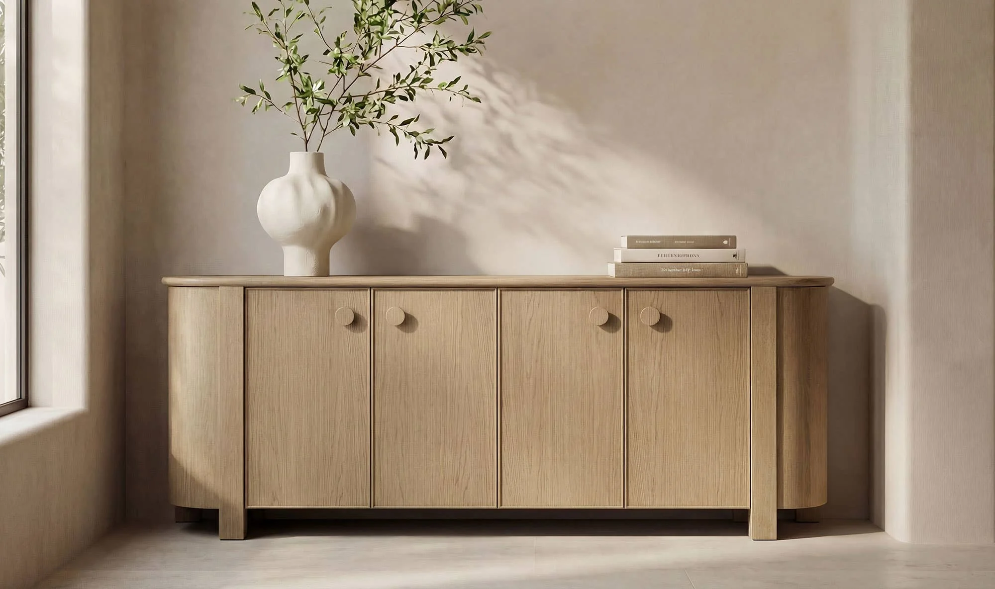 Moe's Home Loren Sideboard Natural - Image 2
