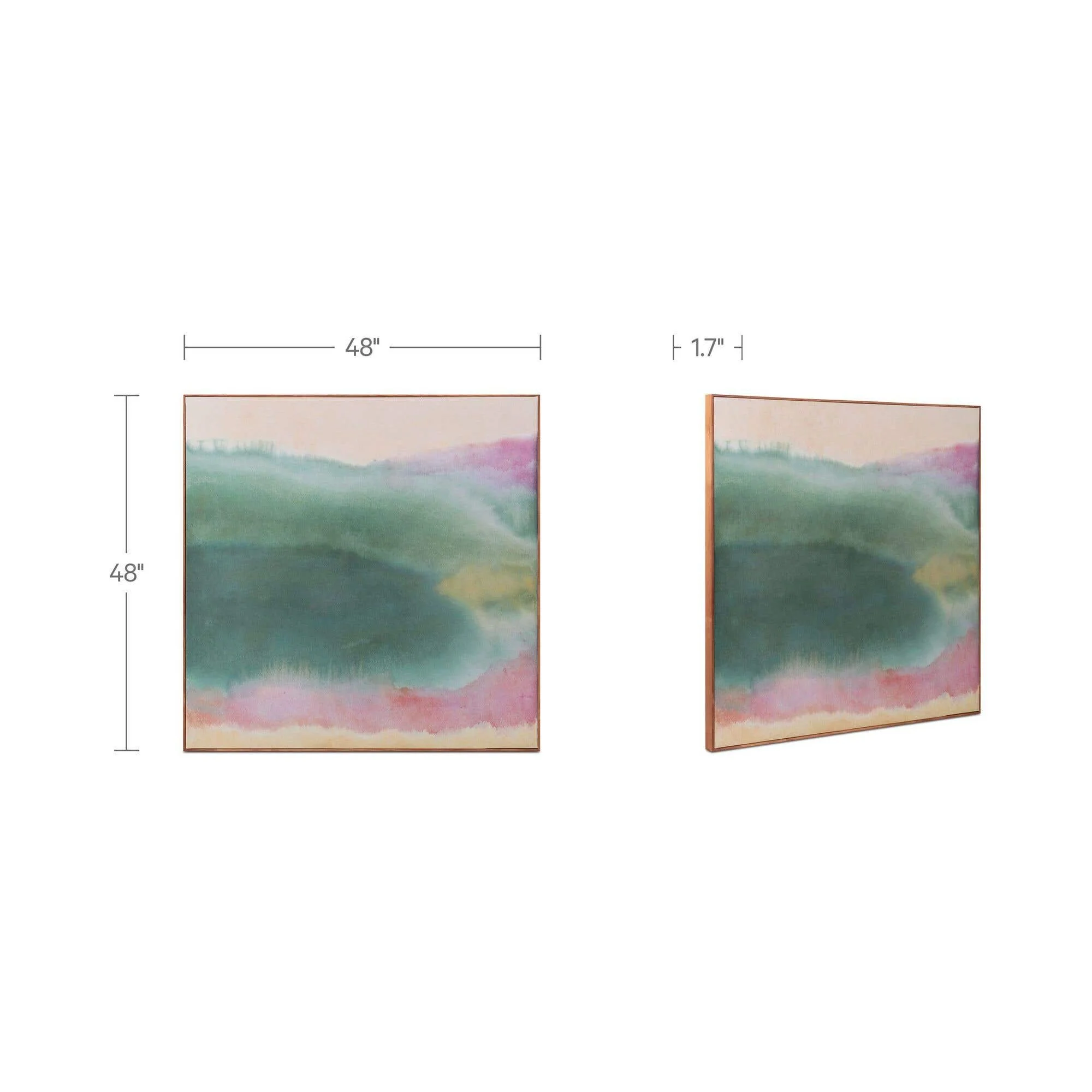 Moe's Home Lotus Framed Painting - Image 7