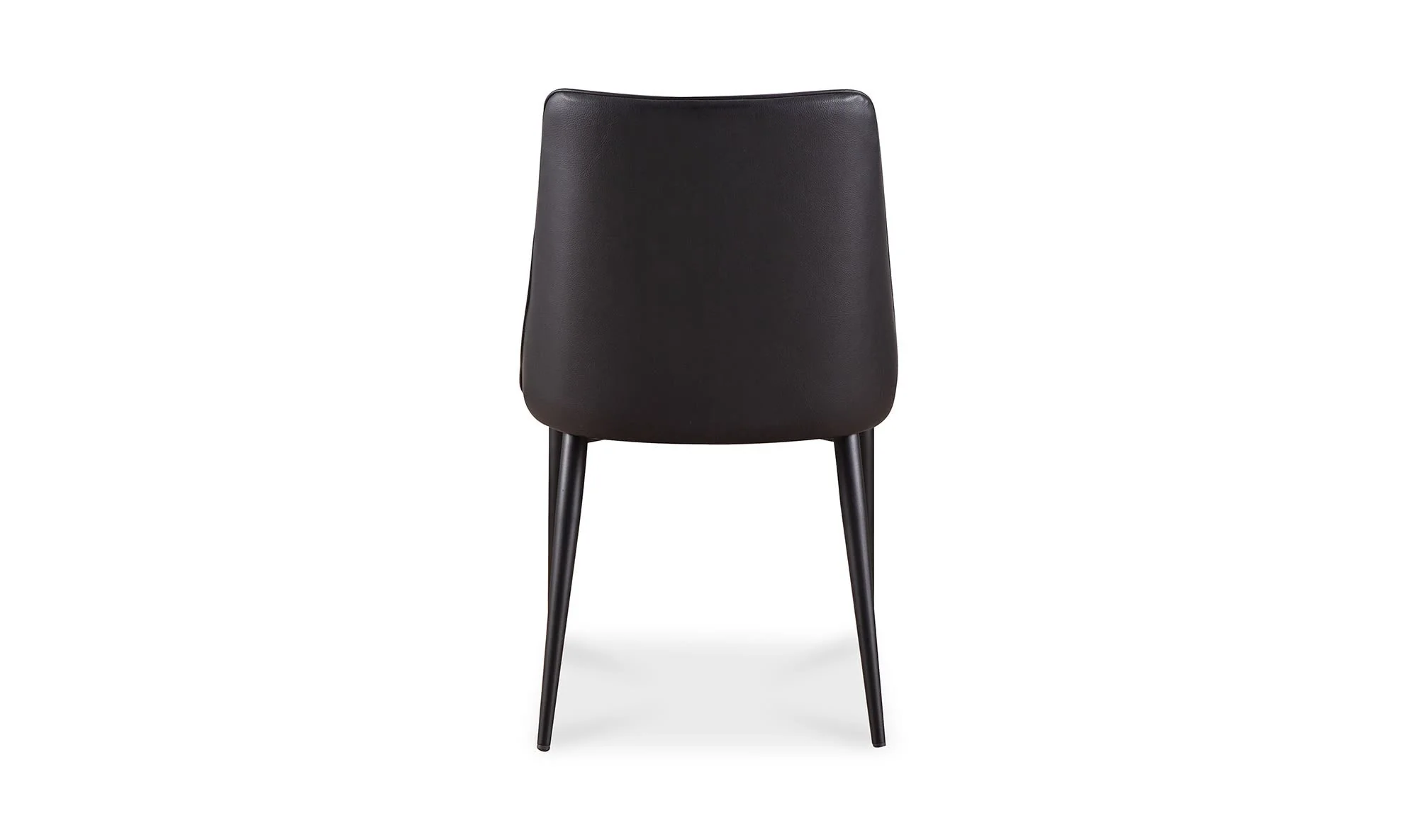 Moe's Home Lula Dining Chair Black Vegan Leather - Set Of Two - Image 9