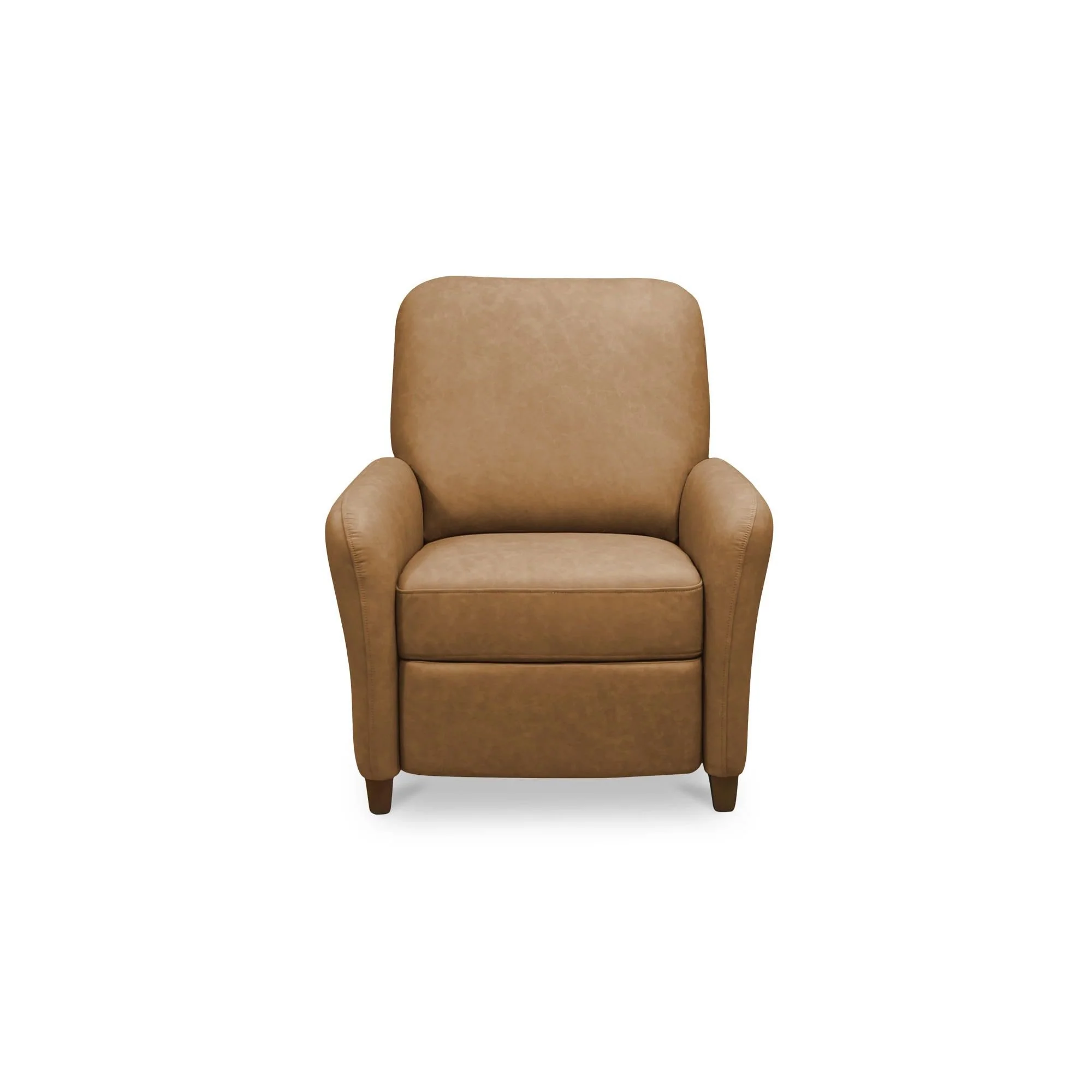 Moe's Home Collection Luna Tan Leather Recliner Chair