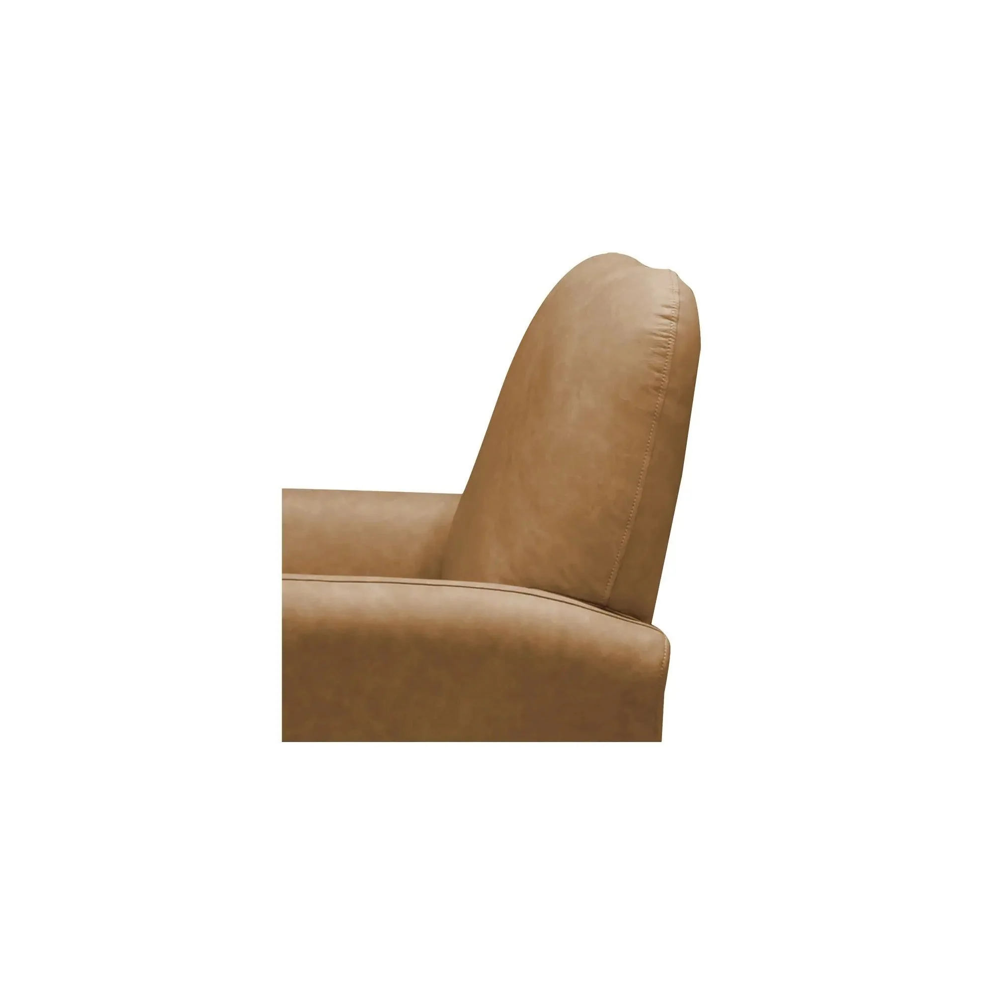 Moe's Home Collection Luna Tan Leather Recliner Chair - Image 10
