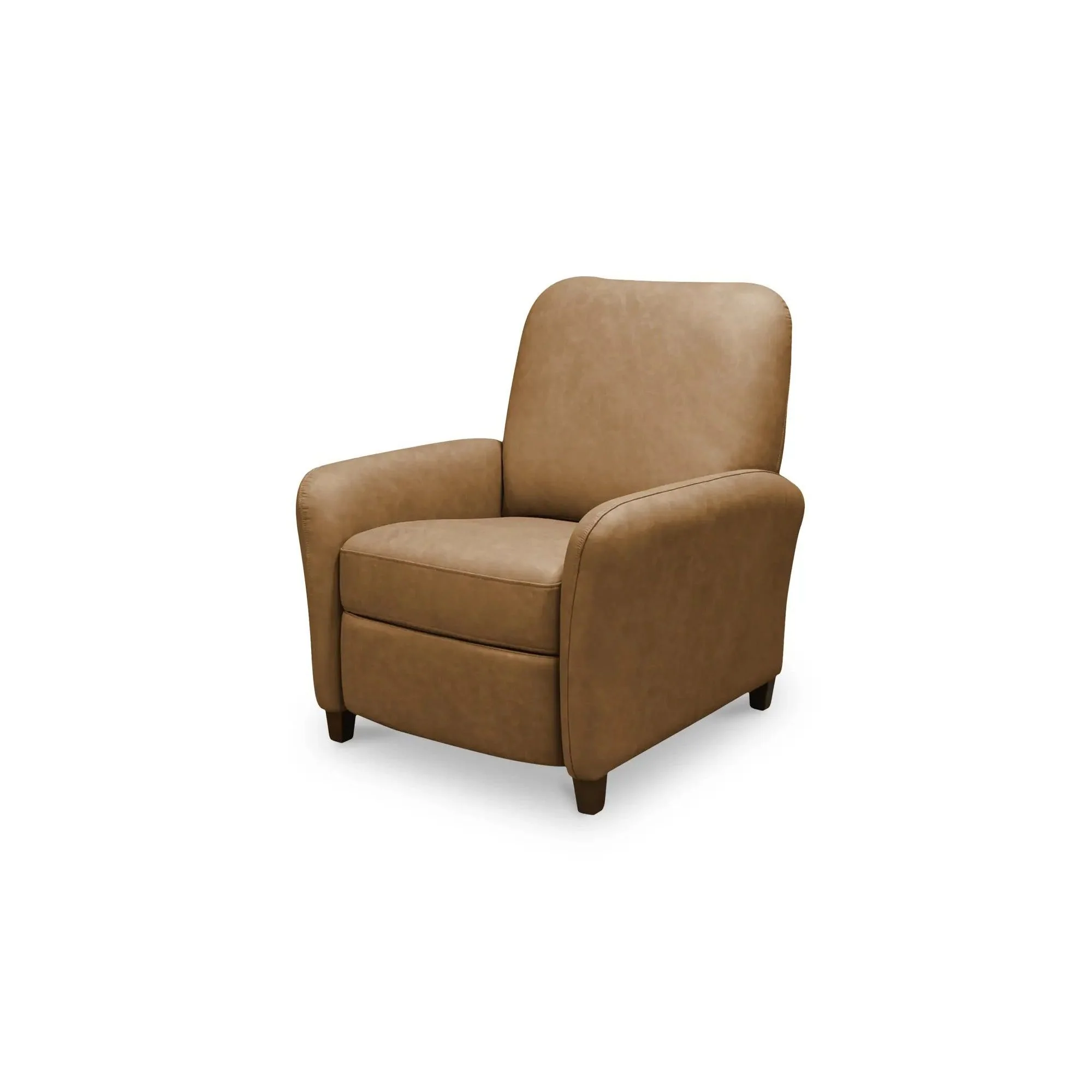 Moe's Home Collection Luna Tan Leather Recliner Chair - Image 6