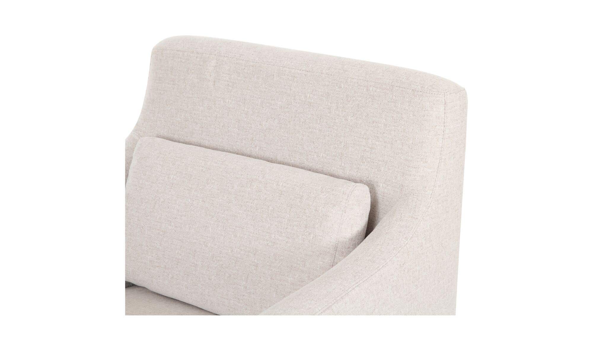 Moe's Home Lydia Slipcover Dining Chair Beige - Image 7