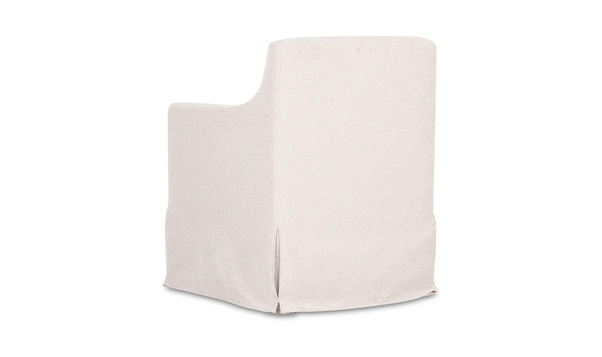 Moe's Home Lydia Slipcover Dining Chair Beige - Image 9