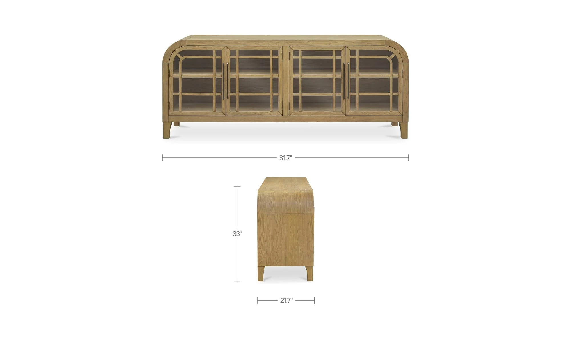 Moe's Home Maddie Sideboard Natural - Image 12