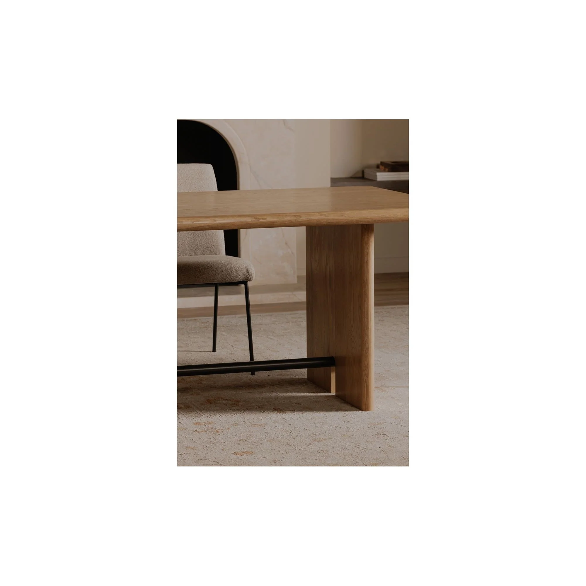 Moe's Home Madison Dining Table Natural - Image 4