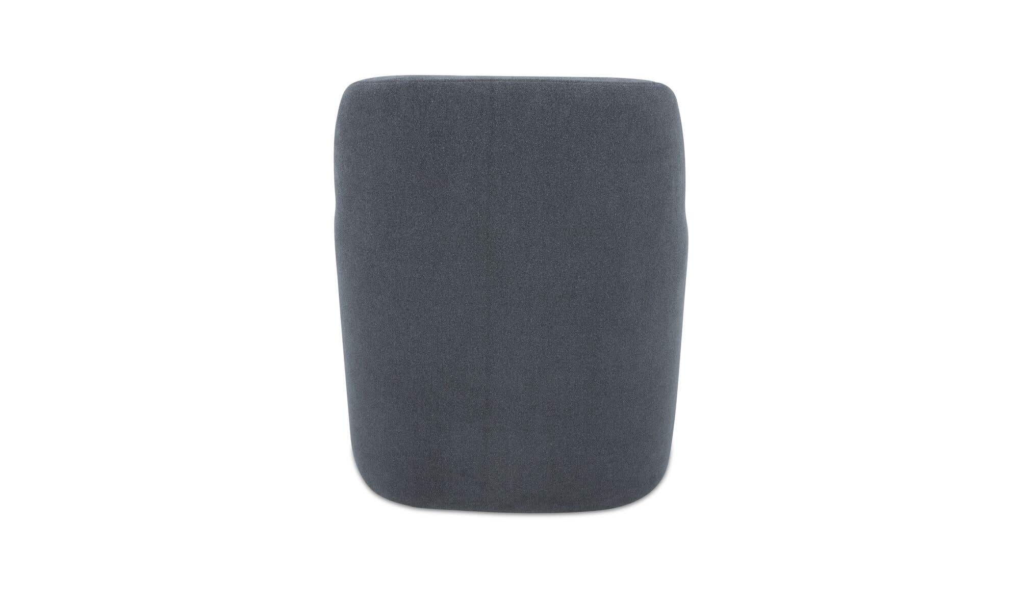 Moe's Home Maisie Rolling Dining Chair Slate Blue - Image 3