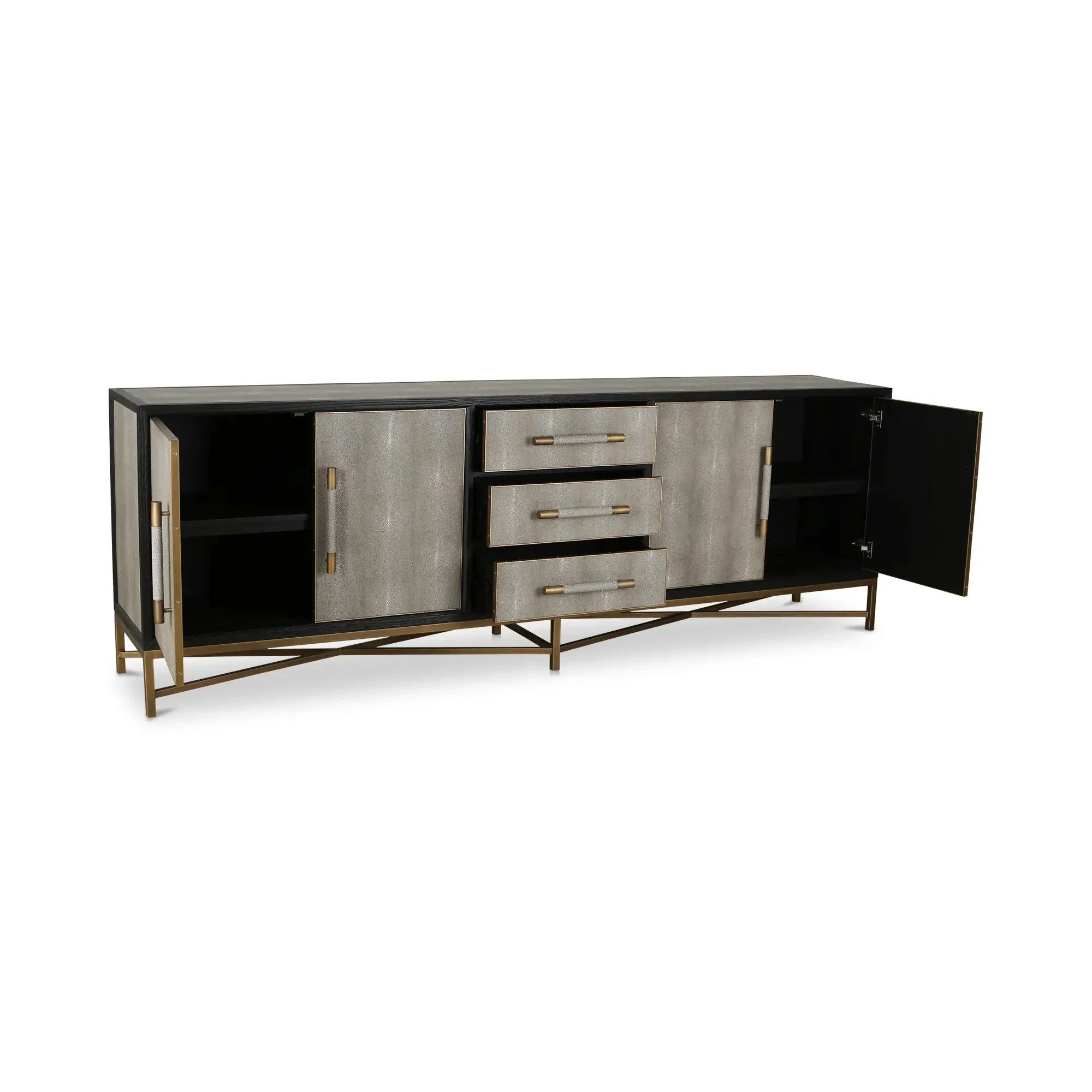 Moe's Home Collection Mako Large Shagreen Sideboard - Image 3