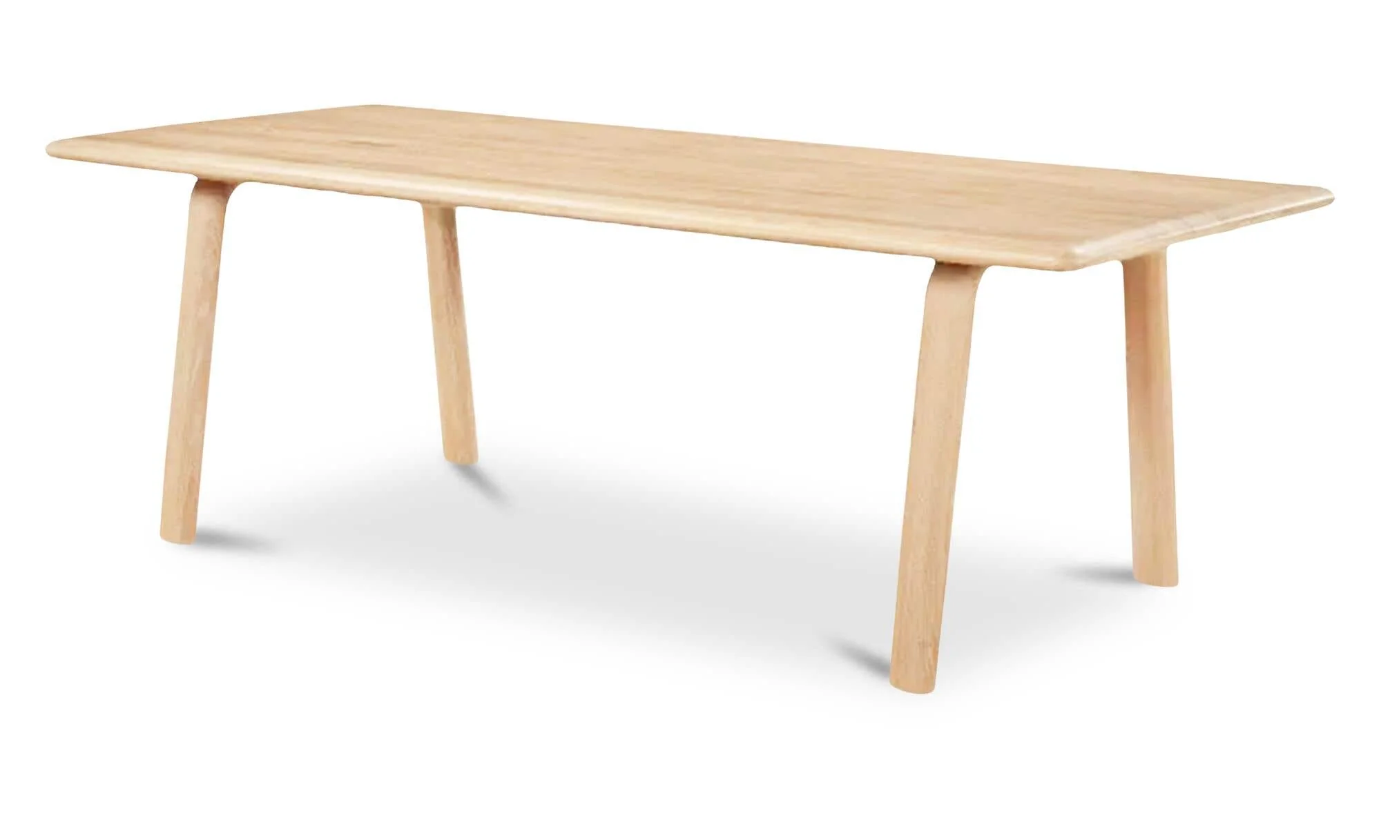 Moe's Home Malibu Dining Table White Oak - Image 4