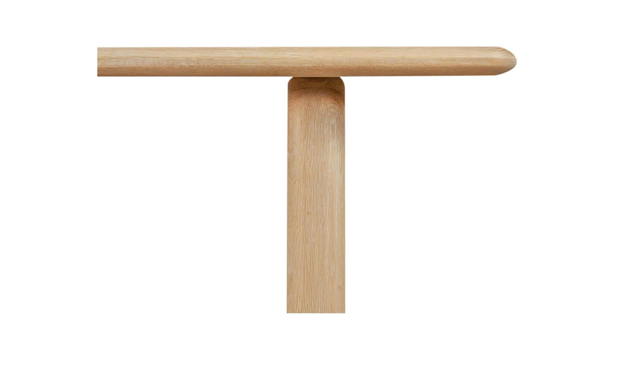 Moe's Home Malibu Dining Table White Oak - Image 6