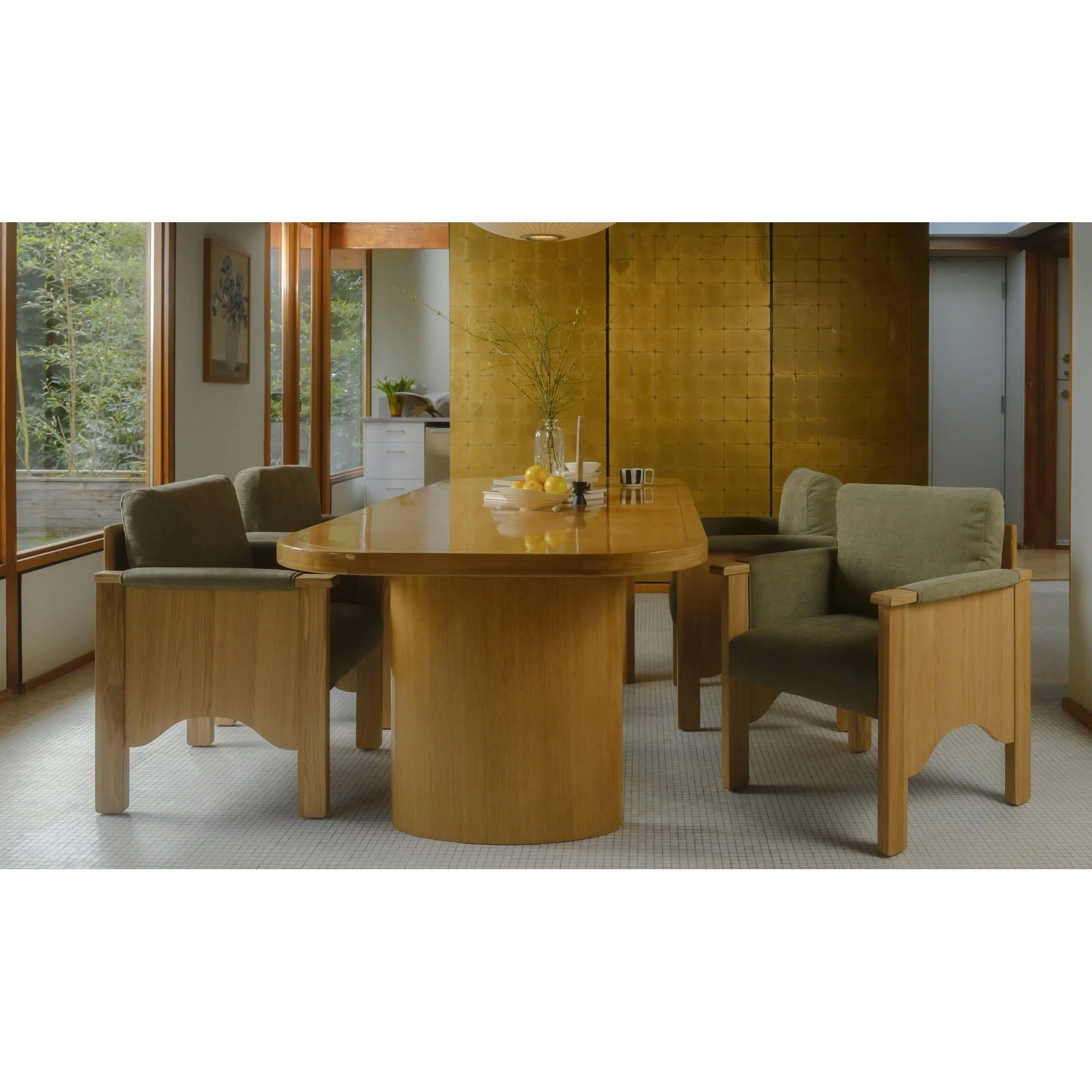 Moe's Home Mallory Dining Table Natural - Image 2