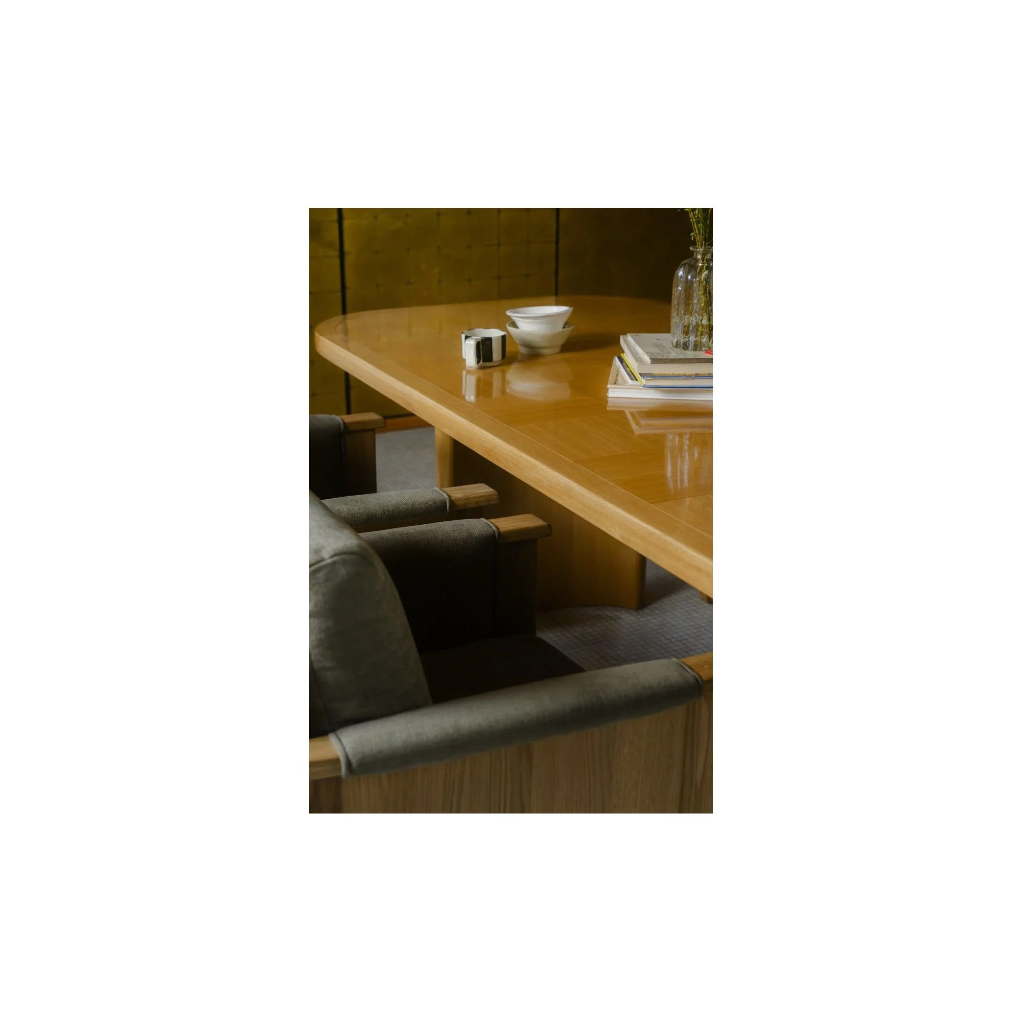 Moe's Home Mallory Dining Table Natural - Image 4