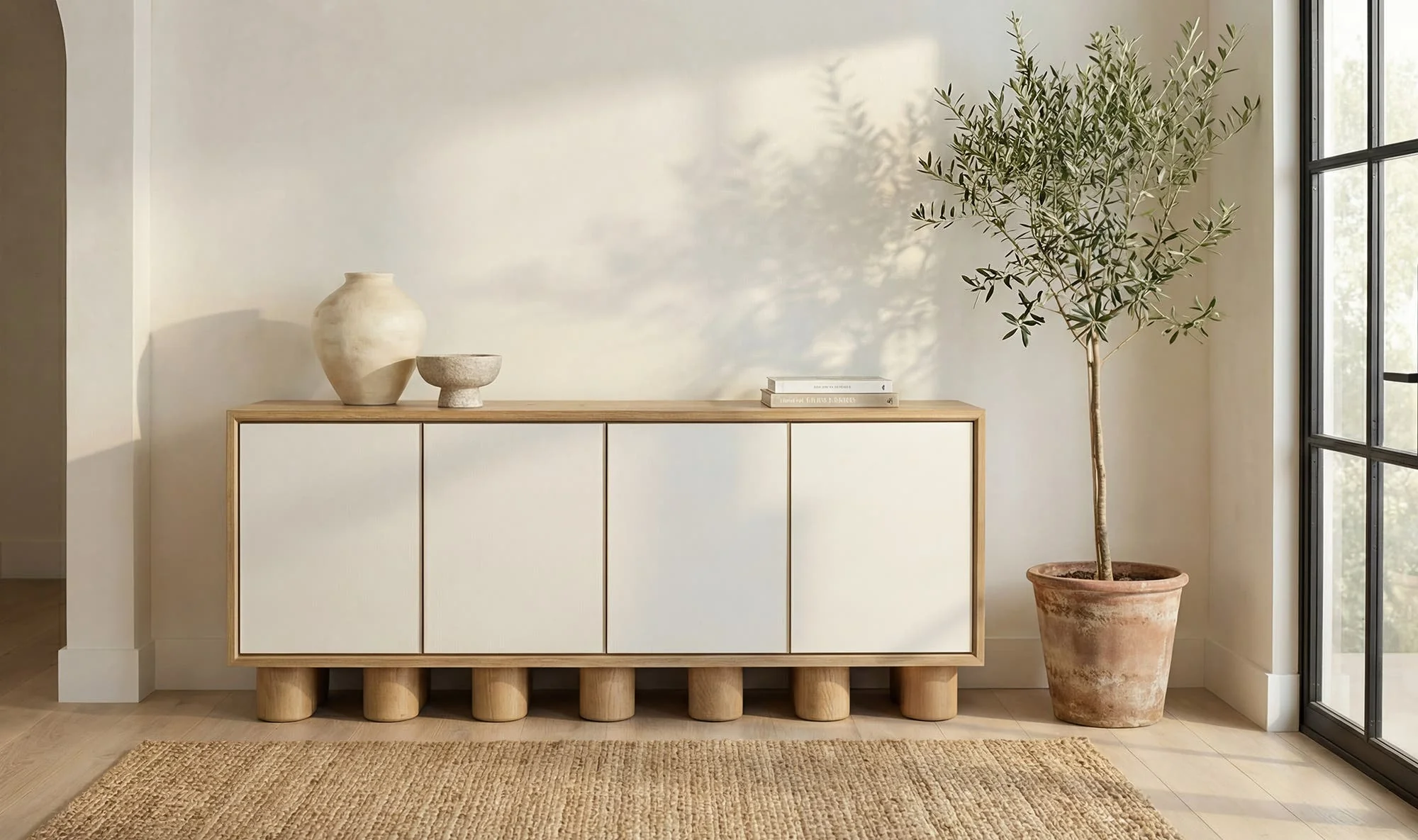 Moe's Home Marcelle Sideboard White - Image 2