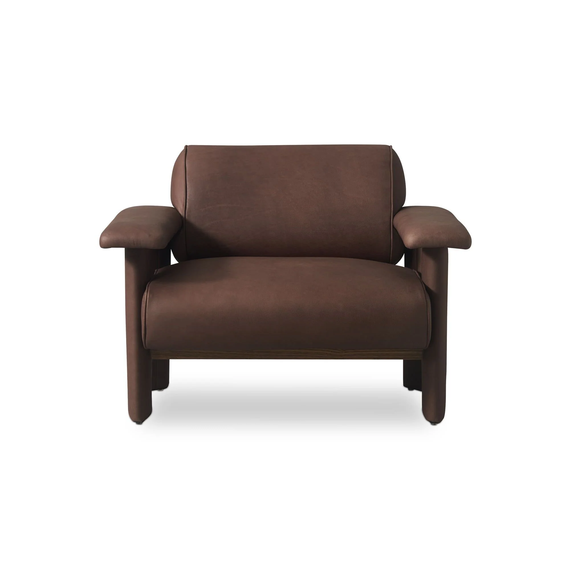 Moe's Home Collection Marcello Dark Brown Lounge Chair