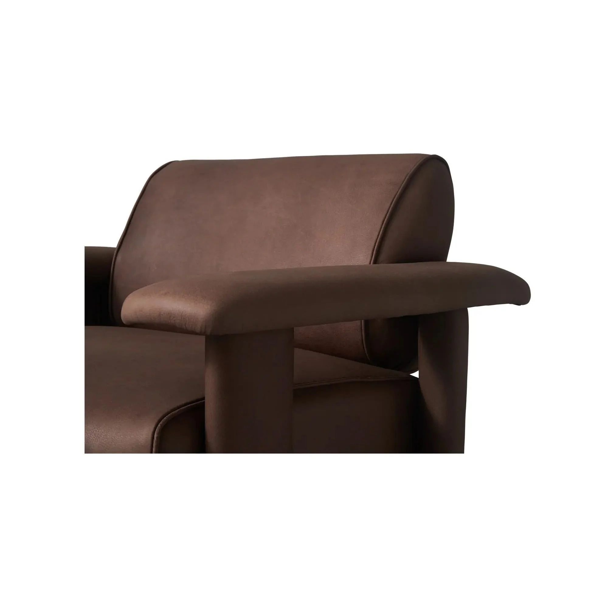 Moe's Home Collection Marcello Dark Brown Lounge Chair - Image 6