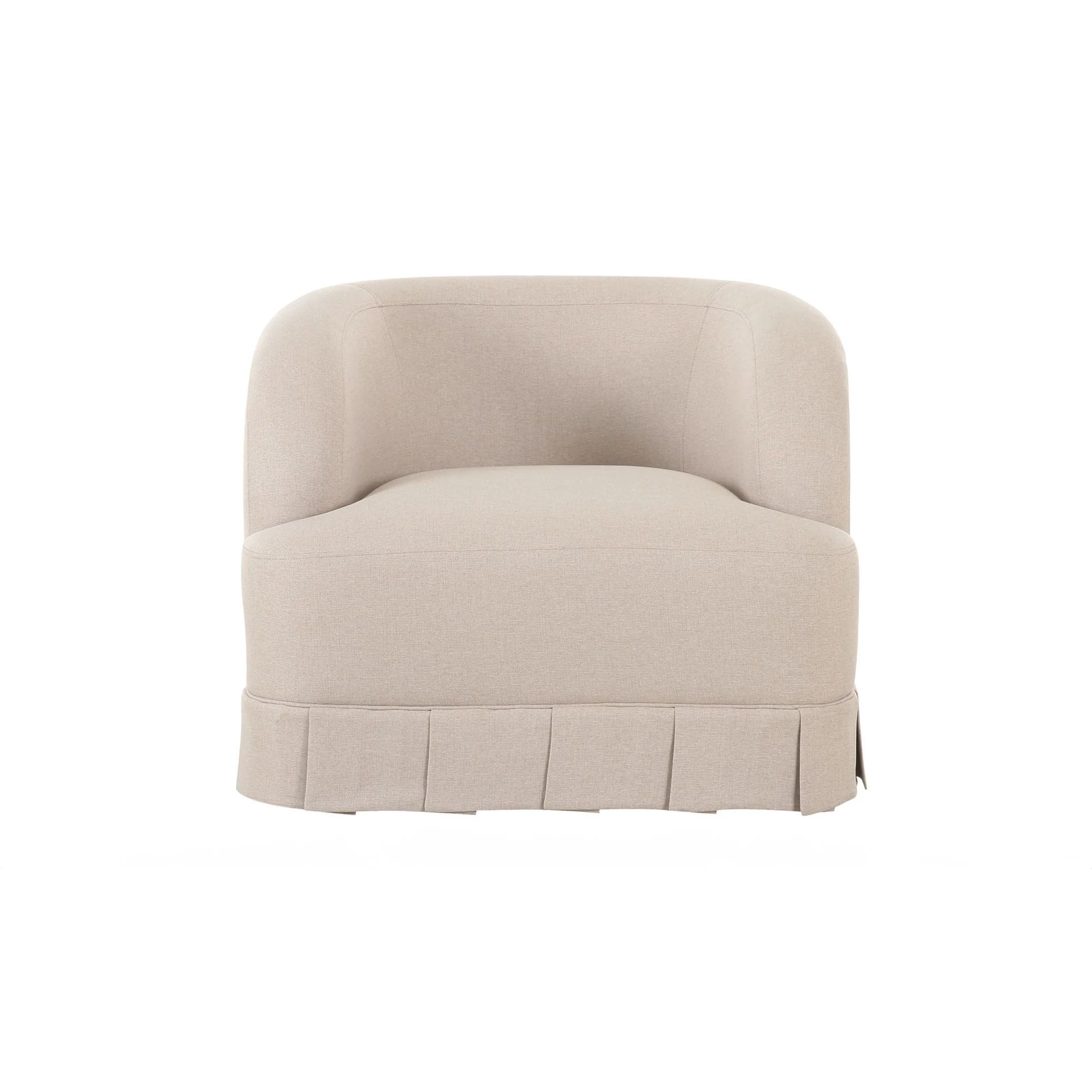 Moe's Home Collection Maren Beige Swivel Chair