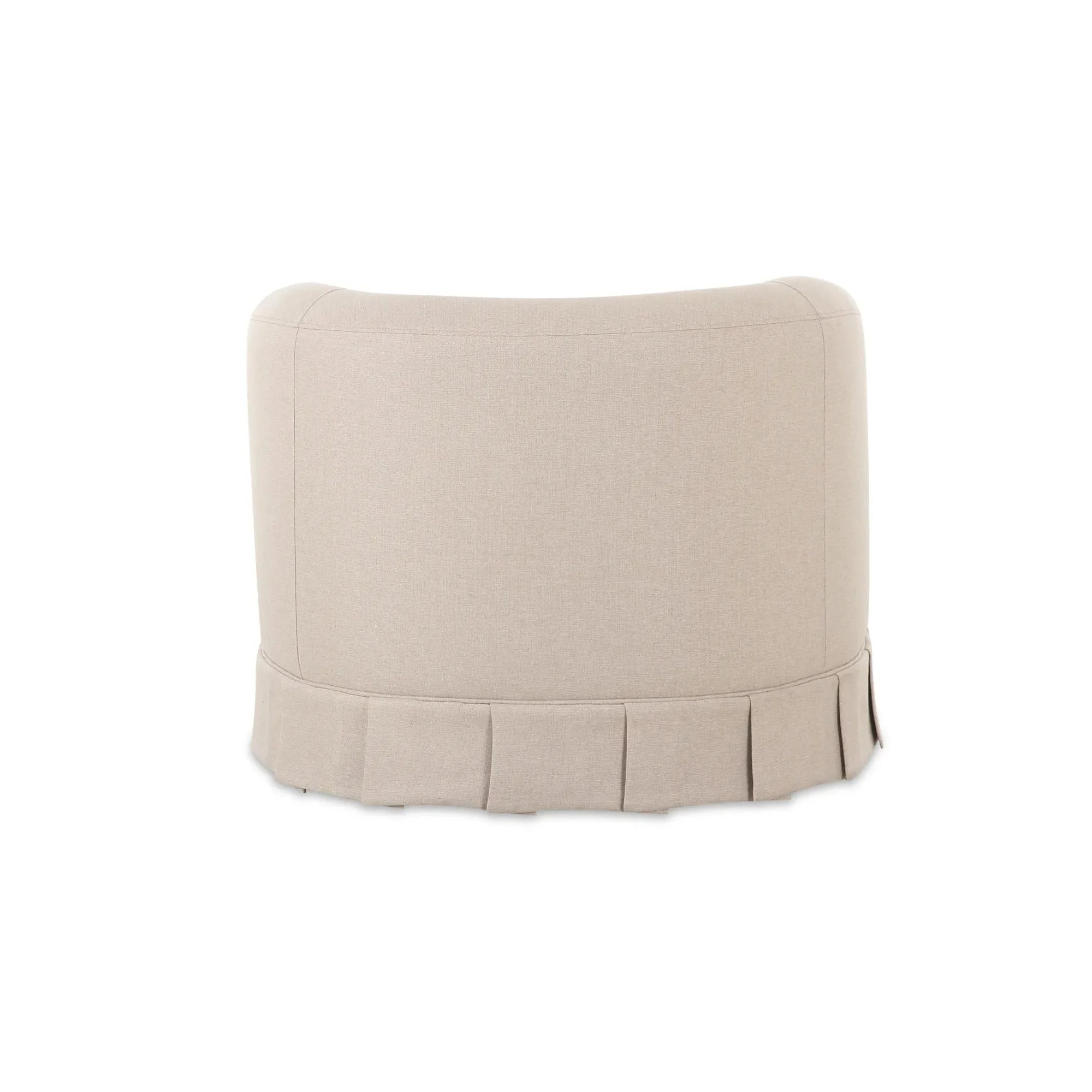 Moe's Home Collection Maren Beige Swivel Chair - Image 4
