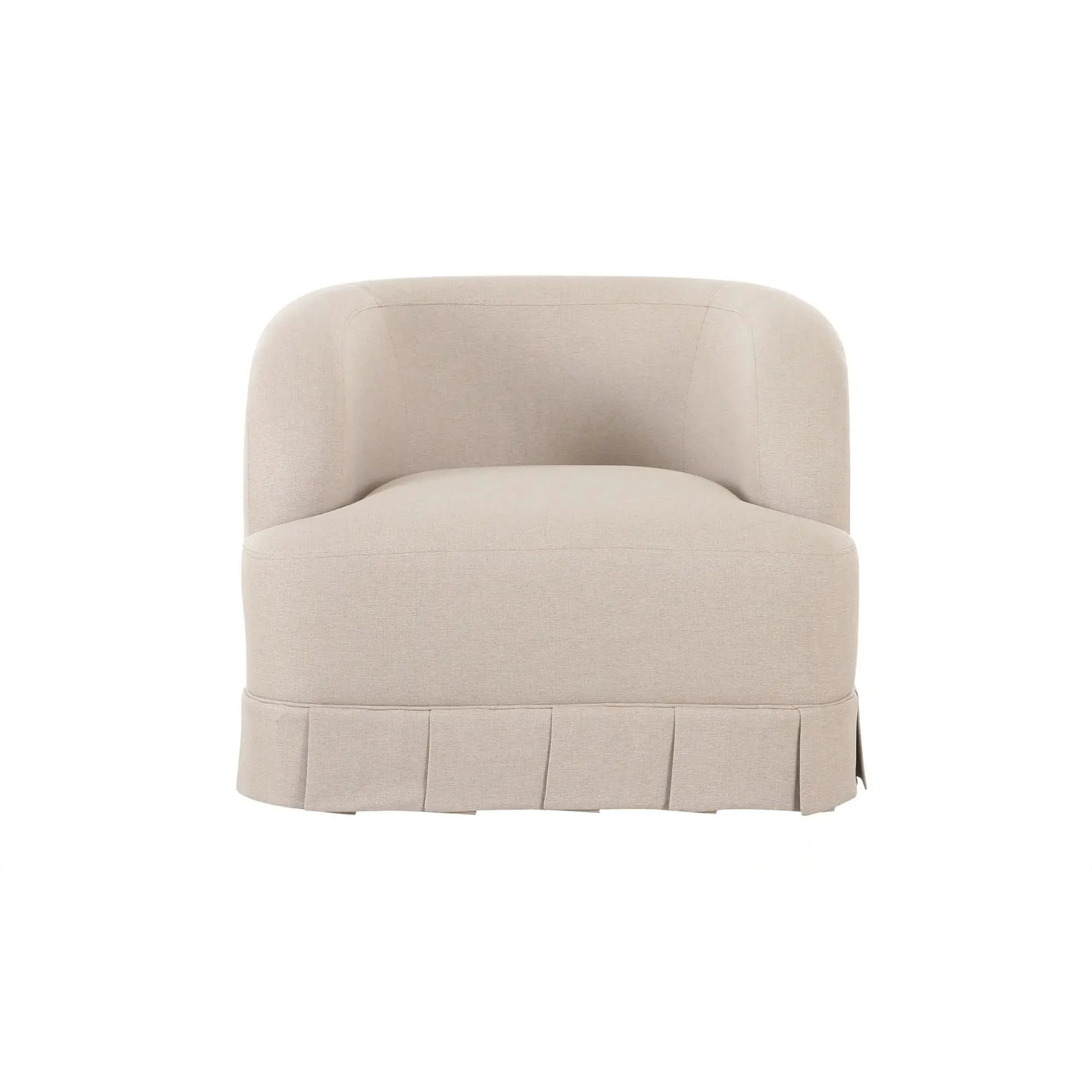 Moe's Home Collection Maren Beige Swivel Chair - Image 5