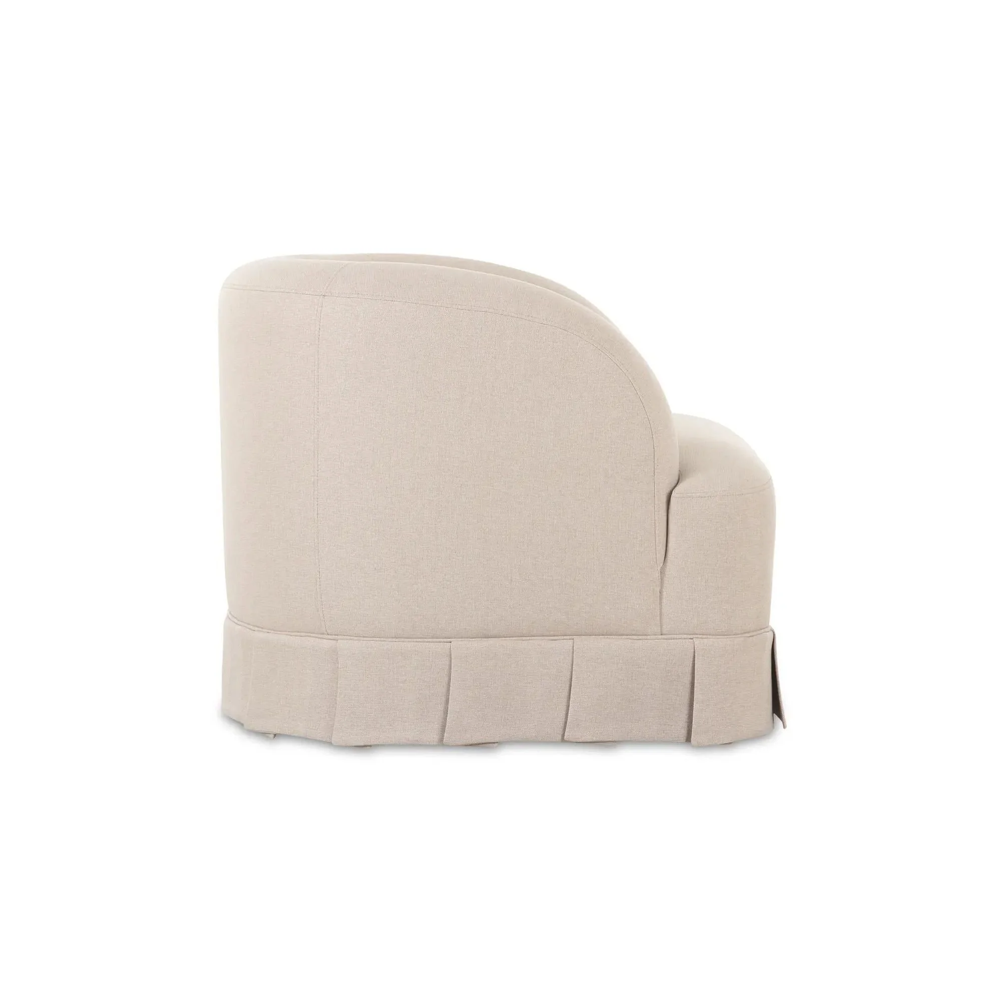 Moe's Home Collection Maren Beige Swivel Chair - Image 7